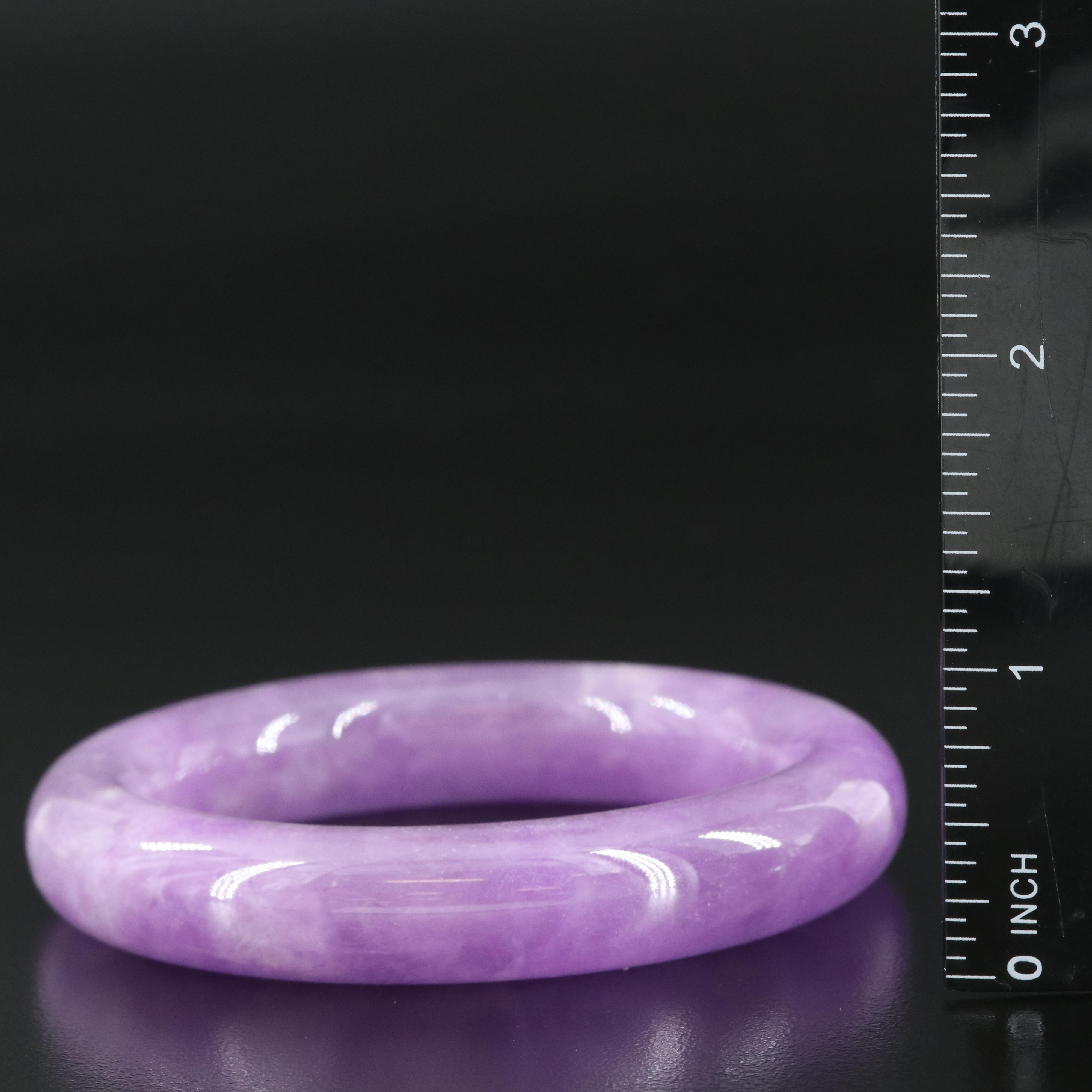 Jadeite Hololith Bangle