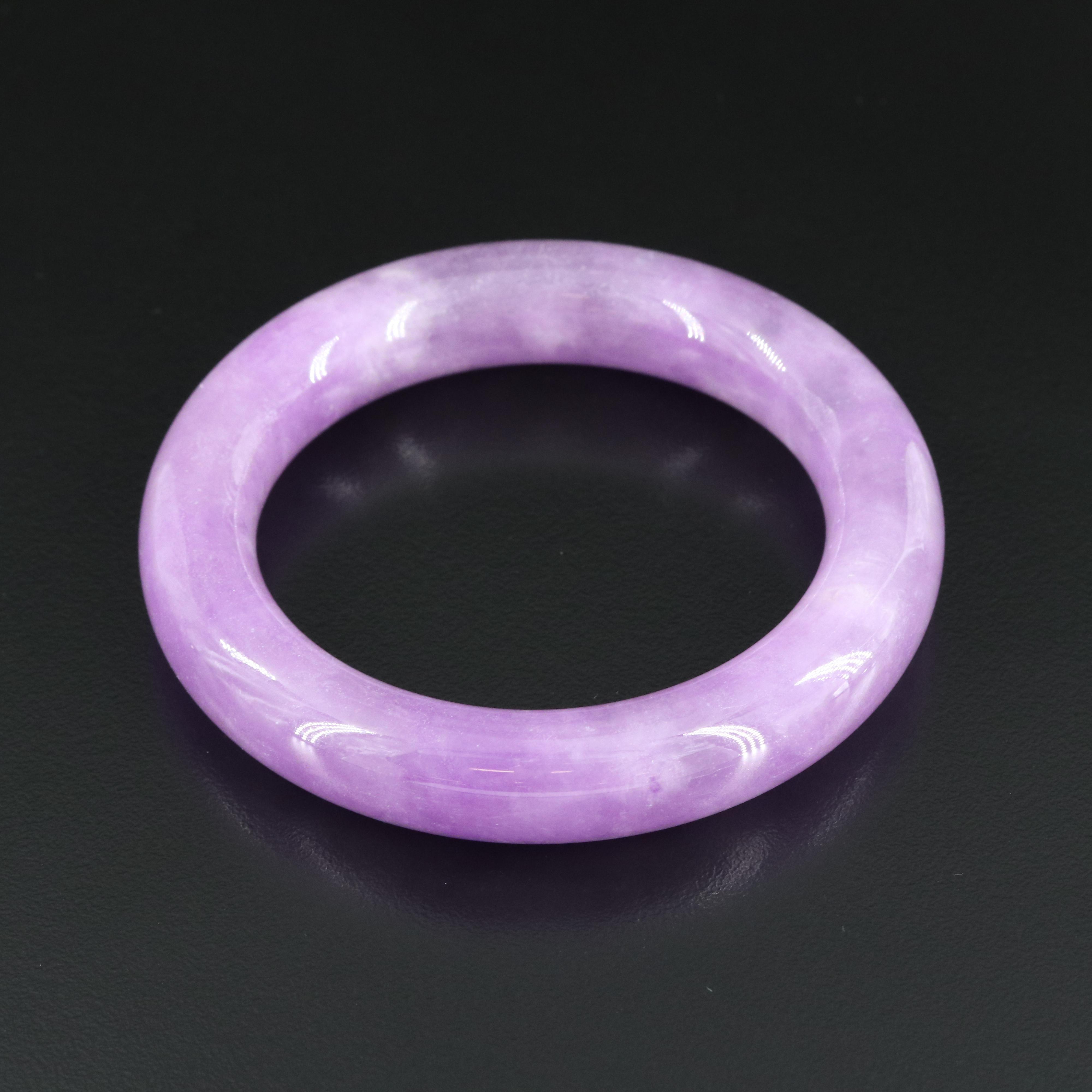 Jadeite Hololith Bangle