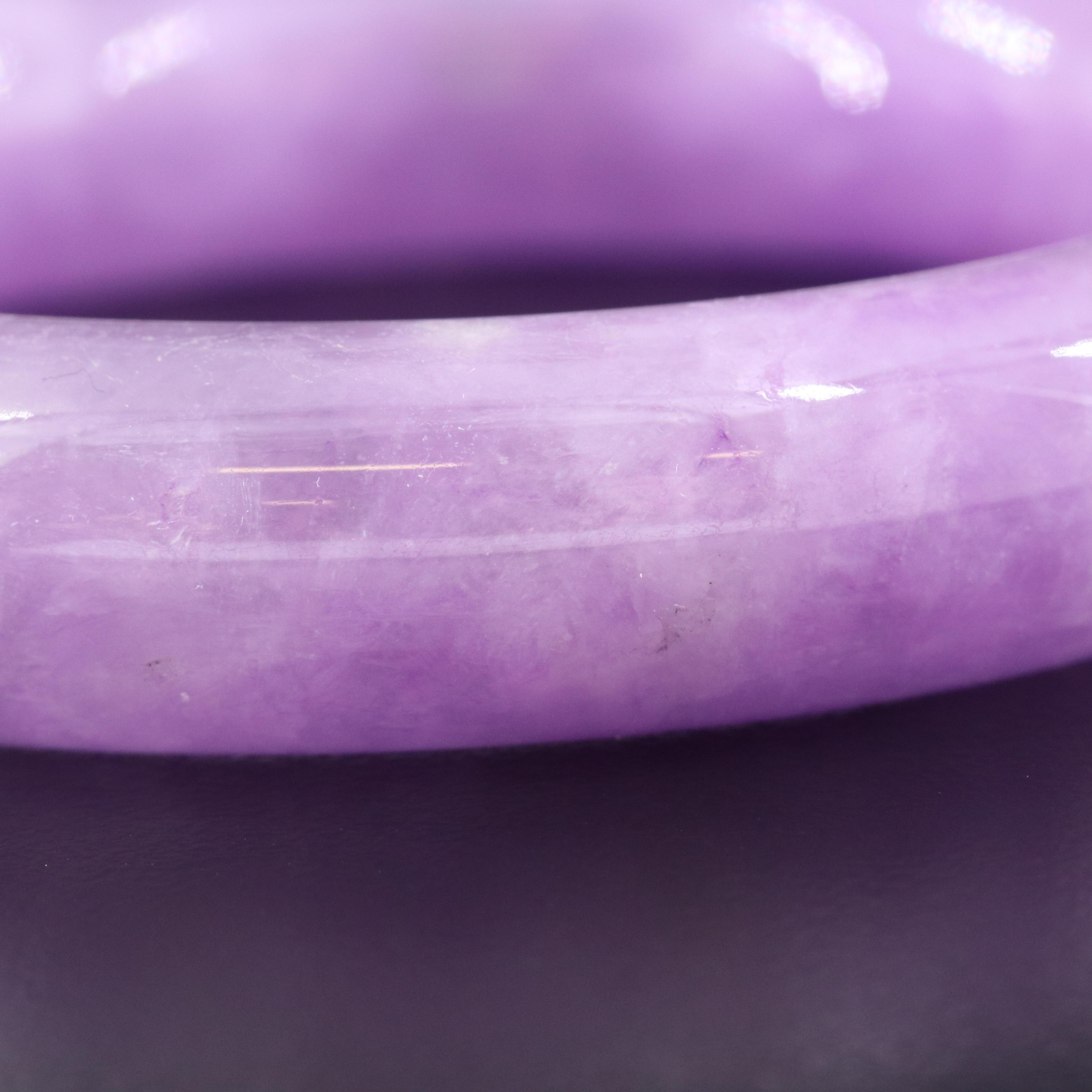 Jadeite Hololith Bangle