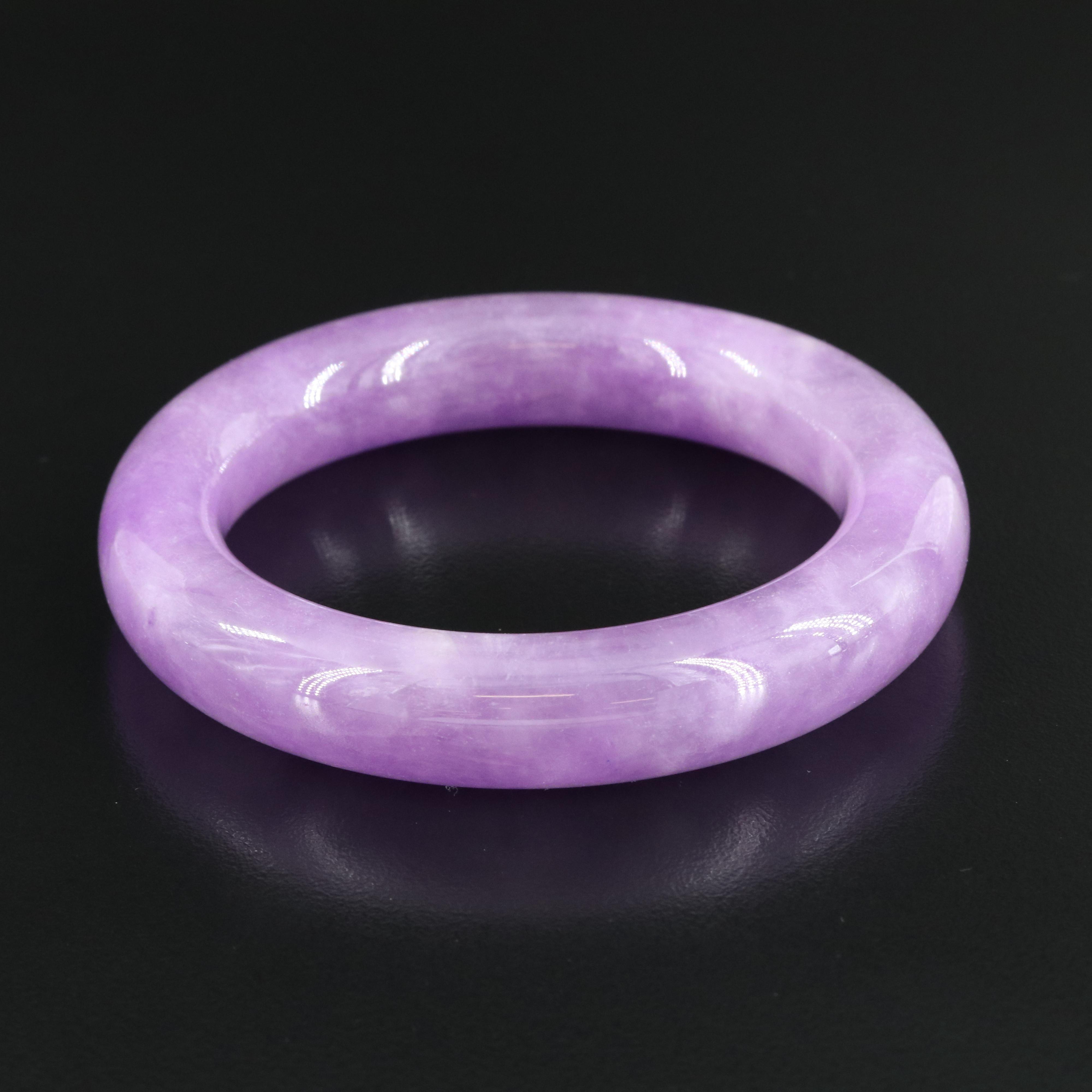 Jadeite Hololith Bangle