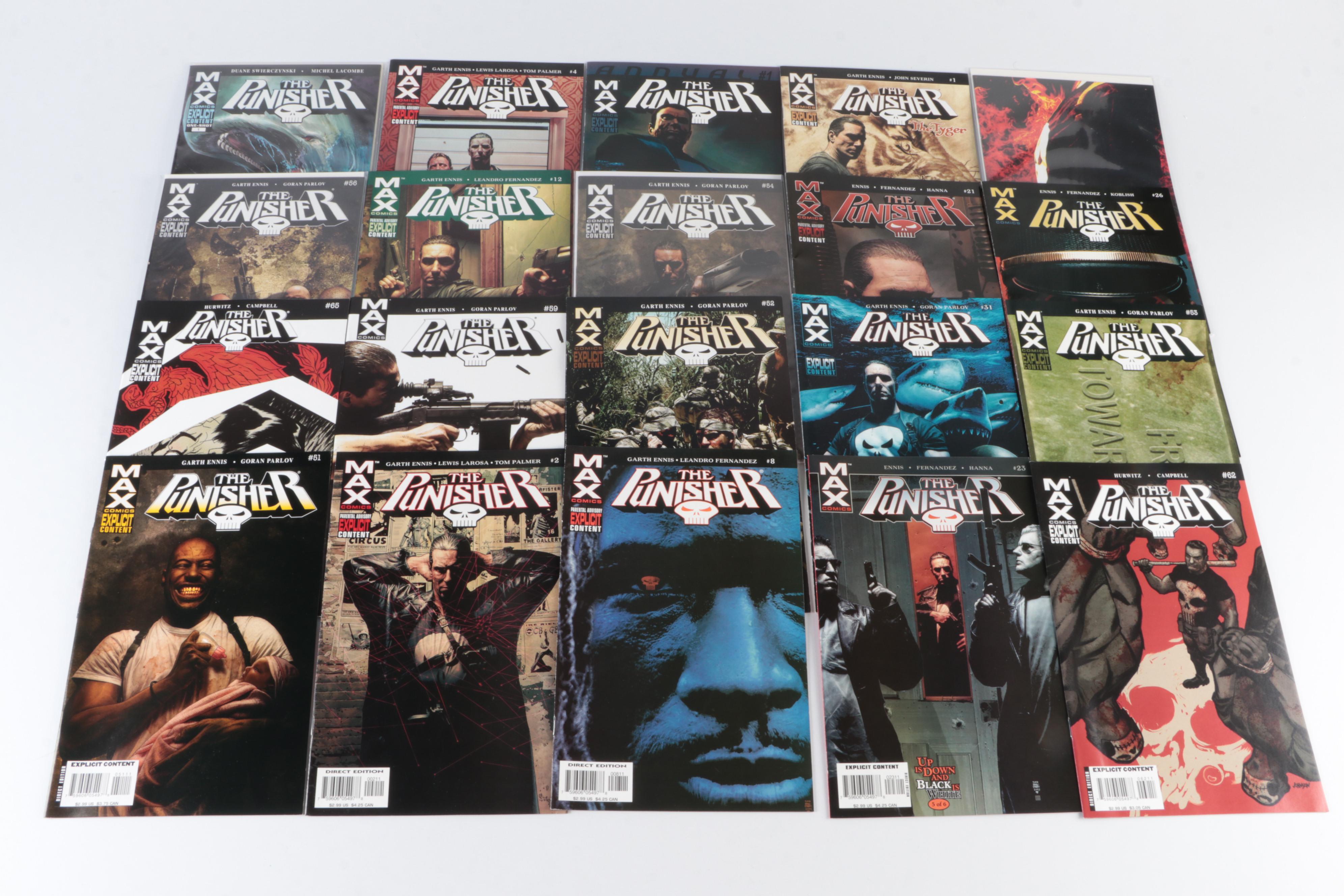 Modern Age Max Comics "The Punisher" Comic Books