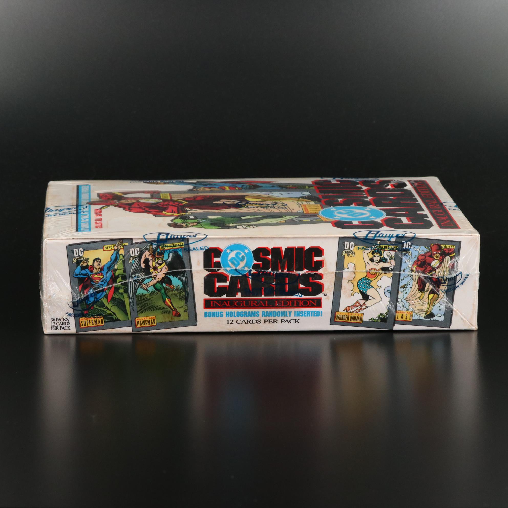 1991 Impel DC Cosmic Trading Cards Inaugural Edition Sealed Hobby Box