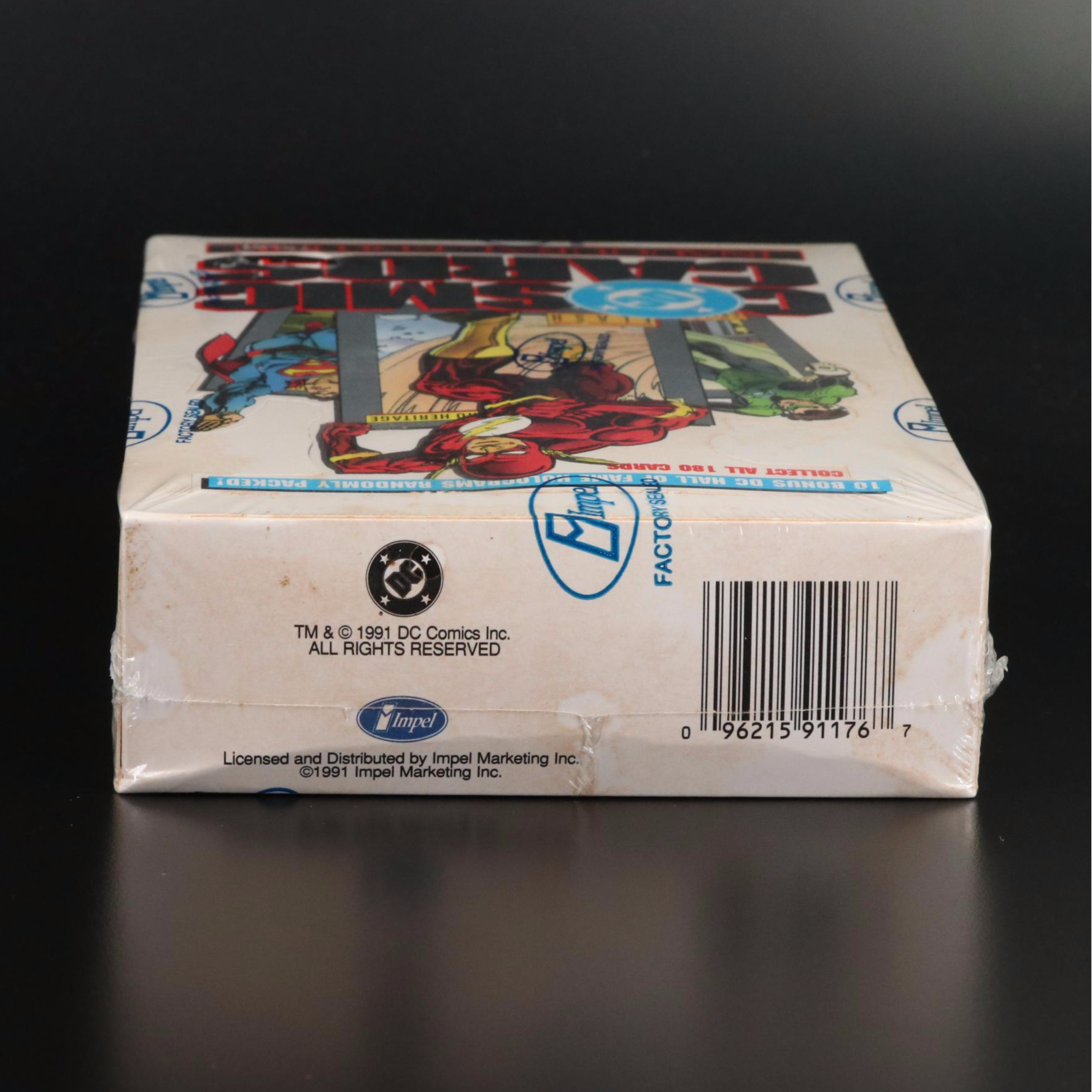 1991 Impel DC Cosmic Trading Cards Inaugural Edition Sealed Hobby Box