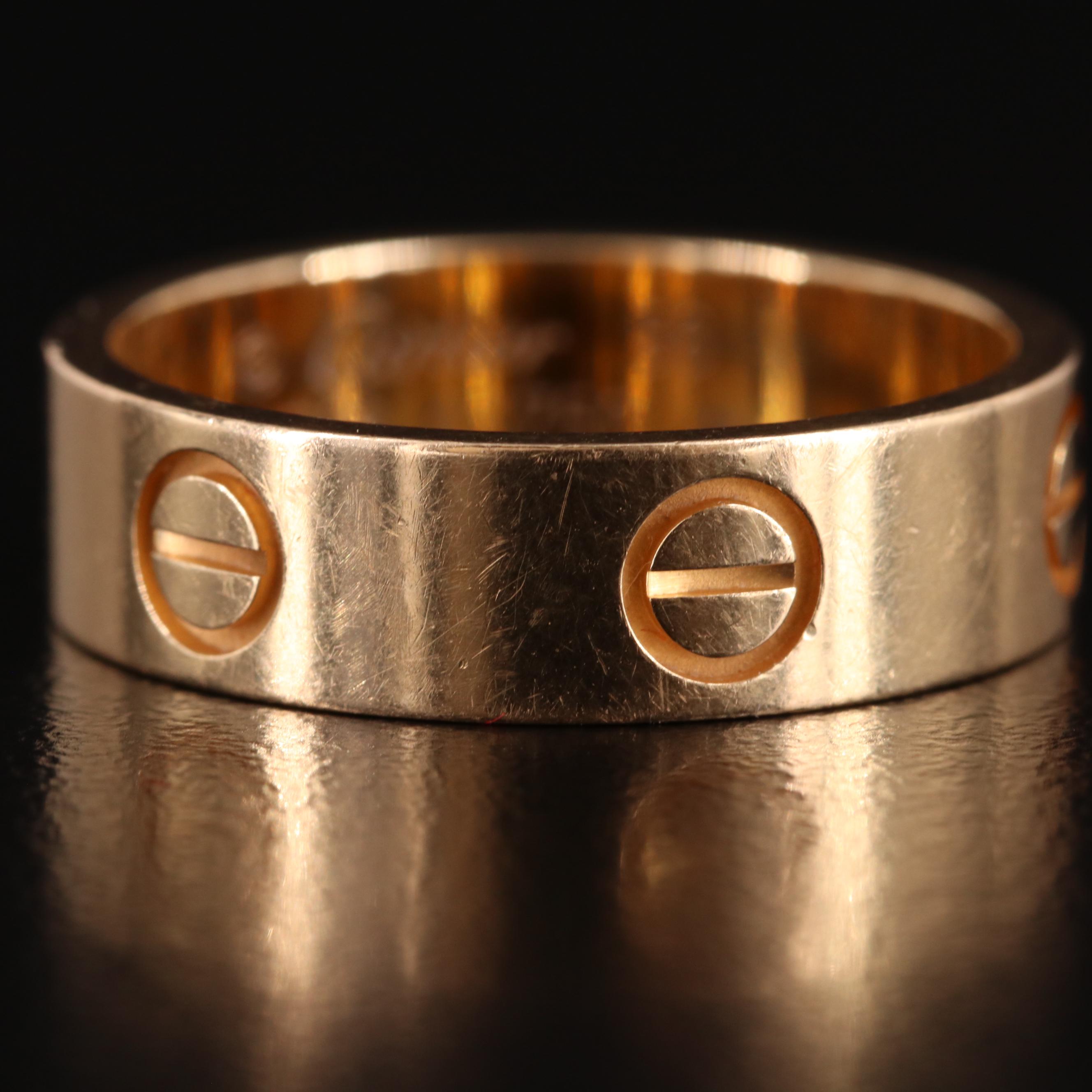 Cartier "Love" 18K Ring