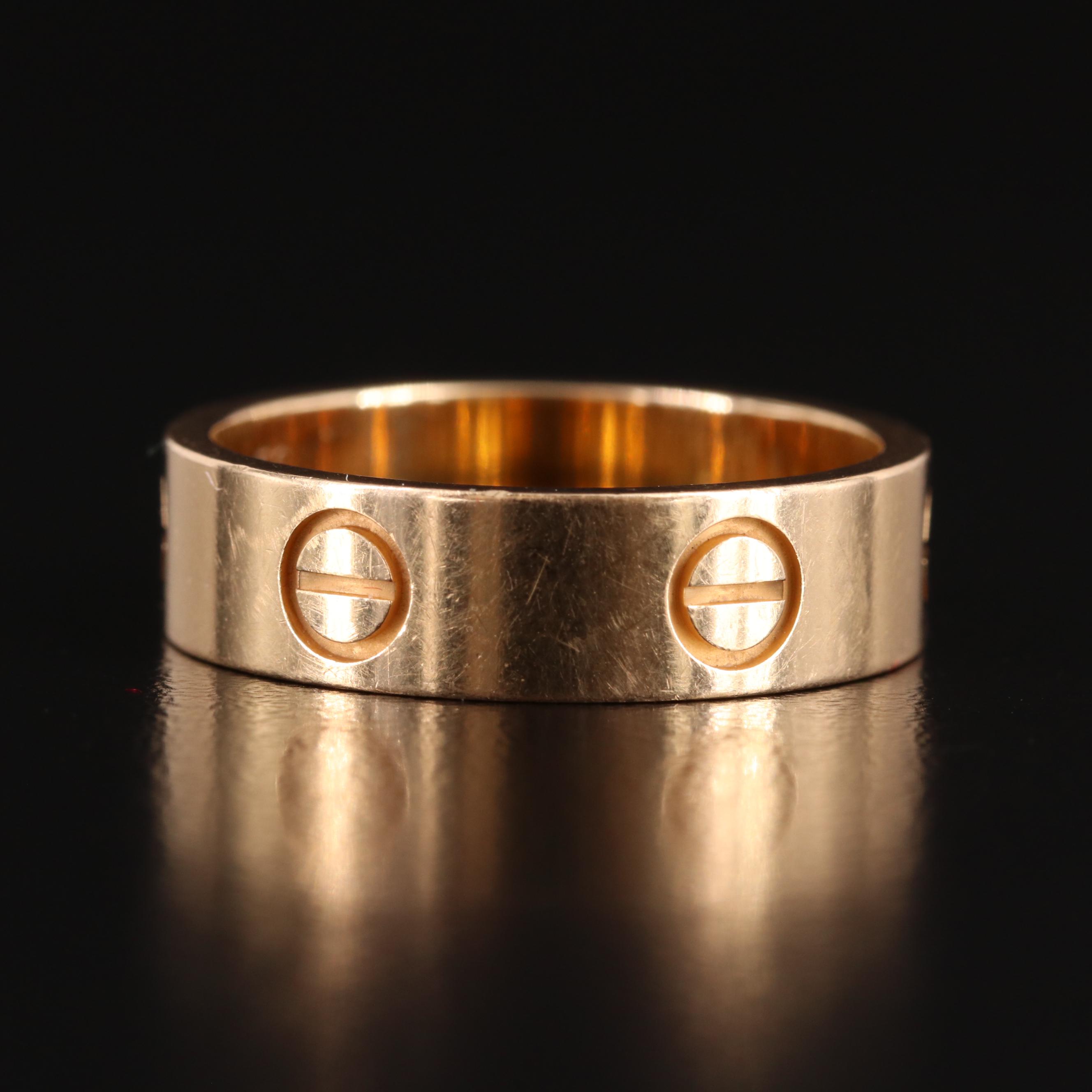 Cartier "Love" 18K Ring