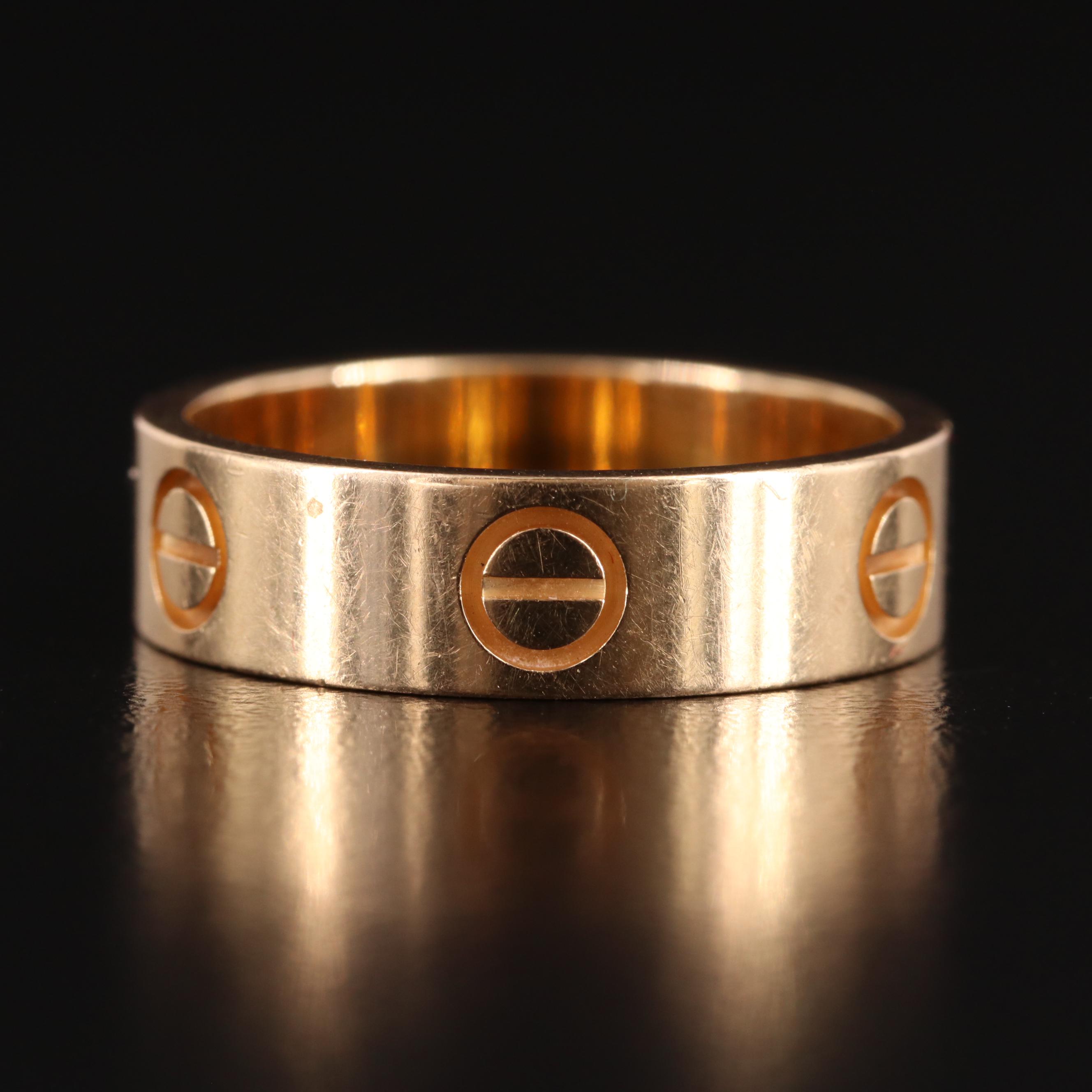 Cartier "Love" 18K Ring