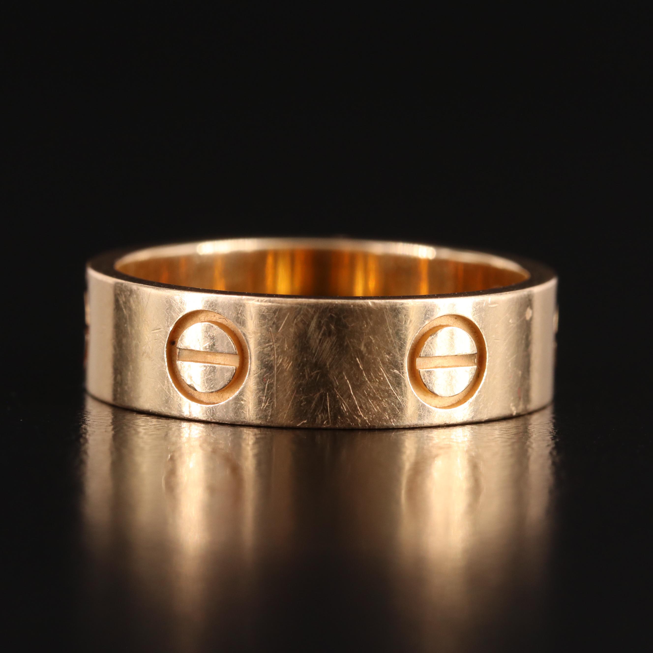 Cartier "Love" 18K Ring