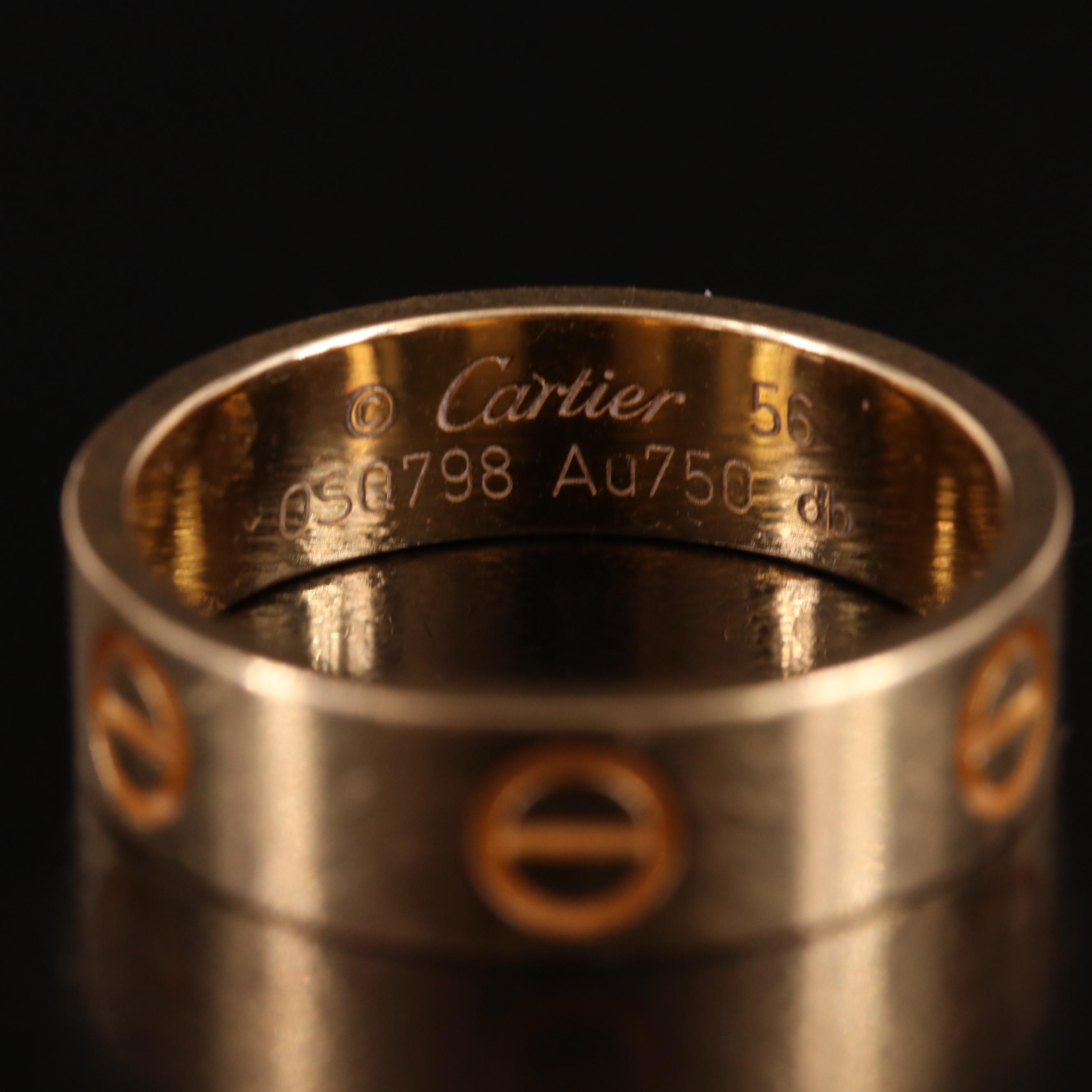Cartier "Love" 18K Ring