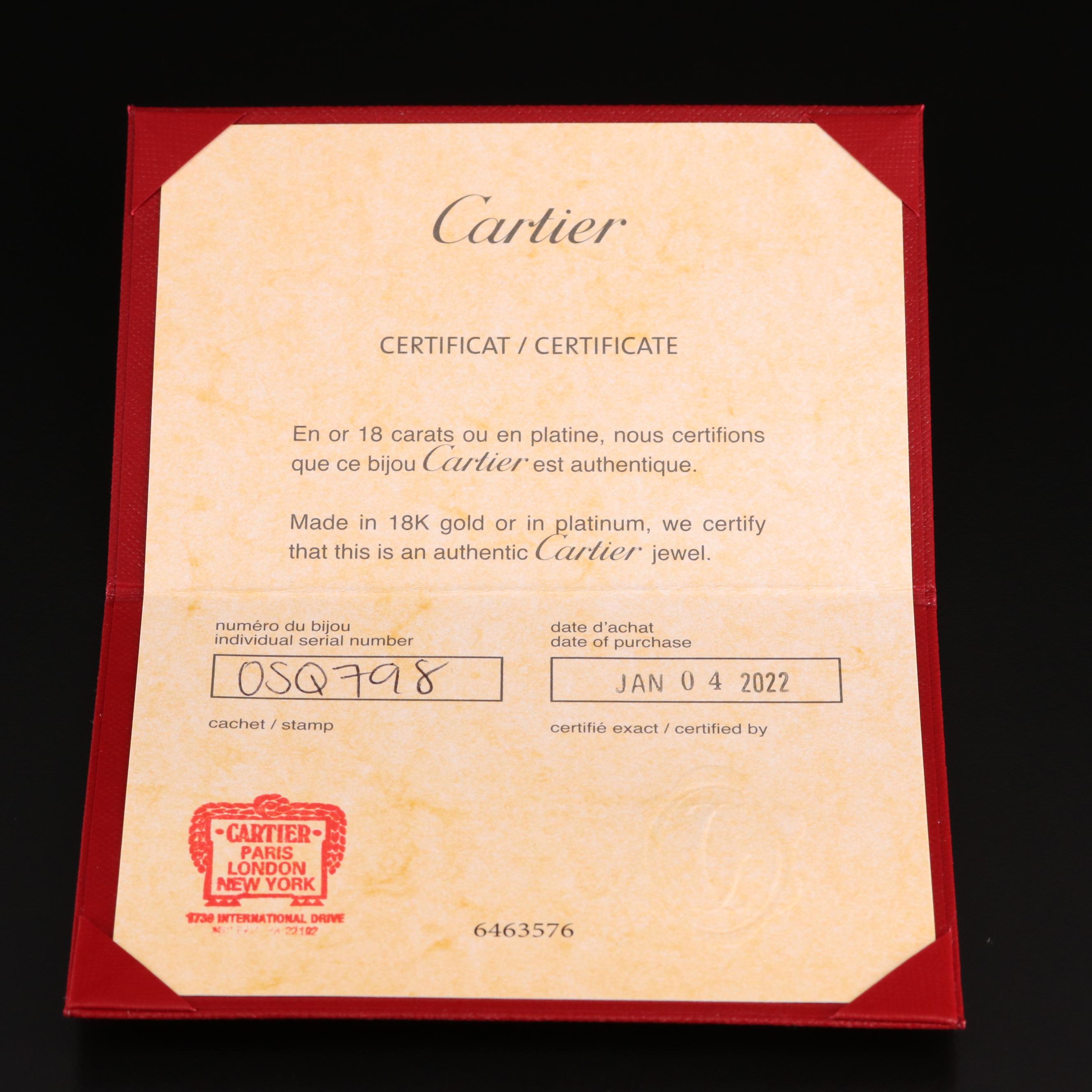 Cartier "Love" 18K Ring