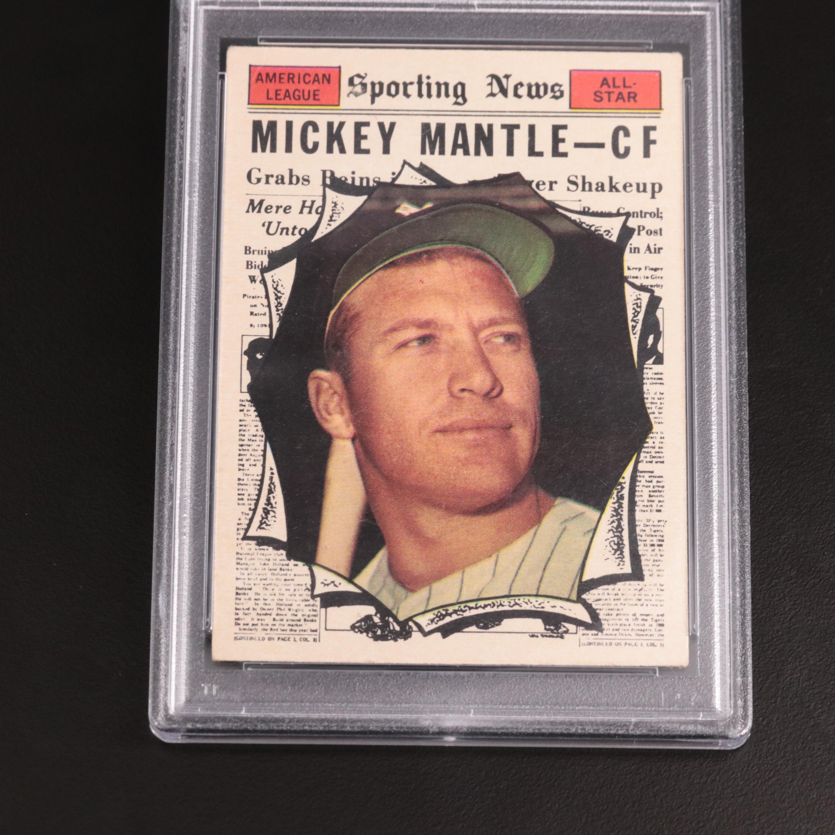 1961 Topps Mickey Mantle N.Y. Yankees All Star #578 PSA VG 3 Baseball Card