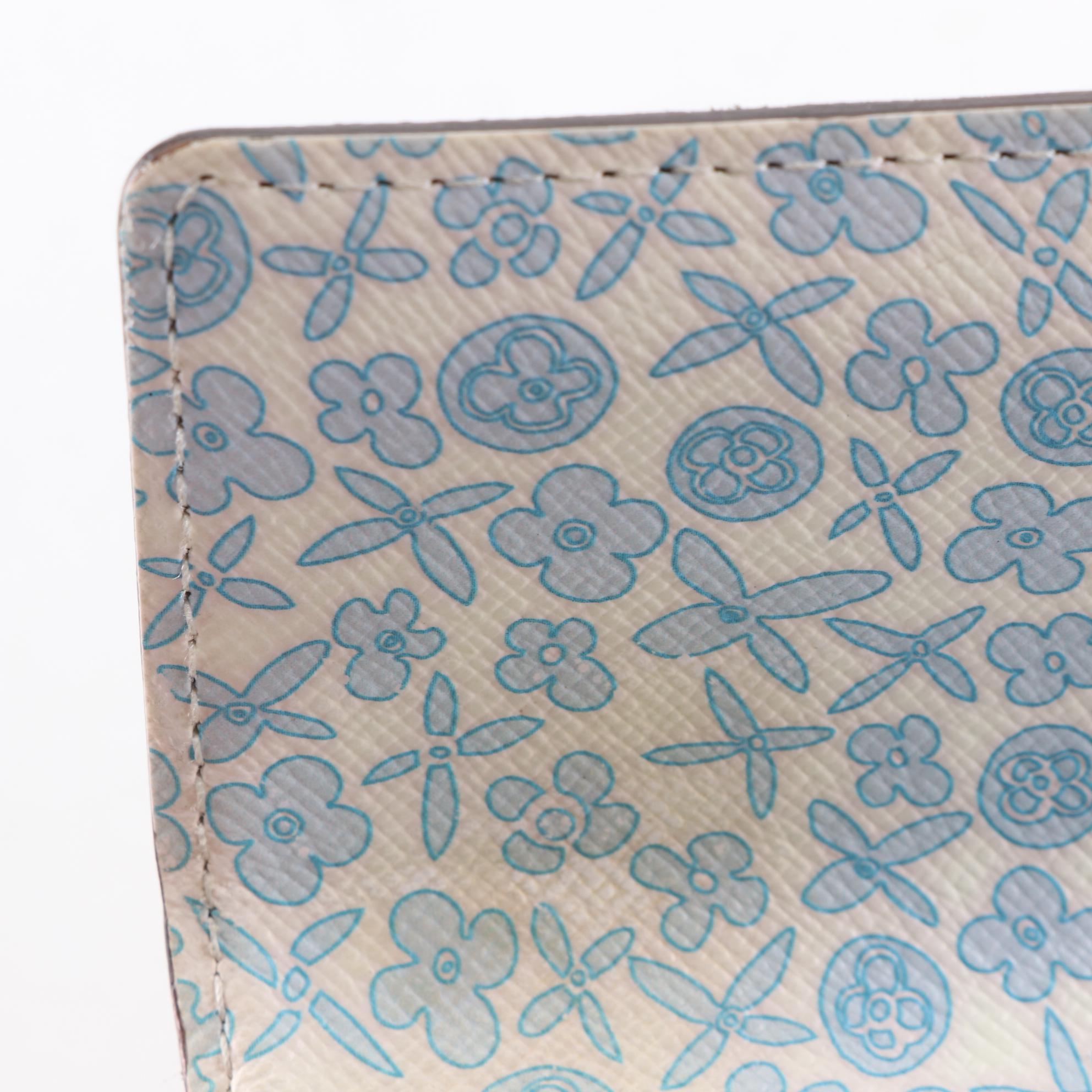 Louis Vuitton Fleuri Sarah Long Wallet in Monogram Canvas