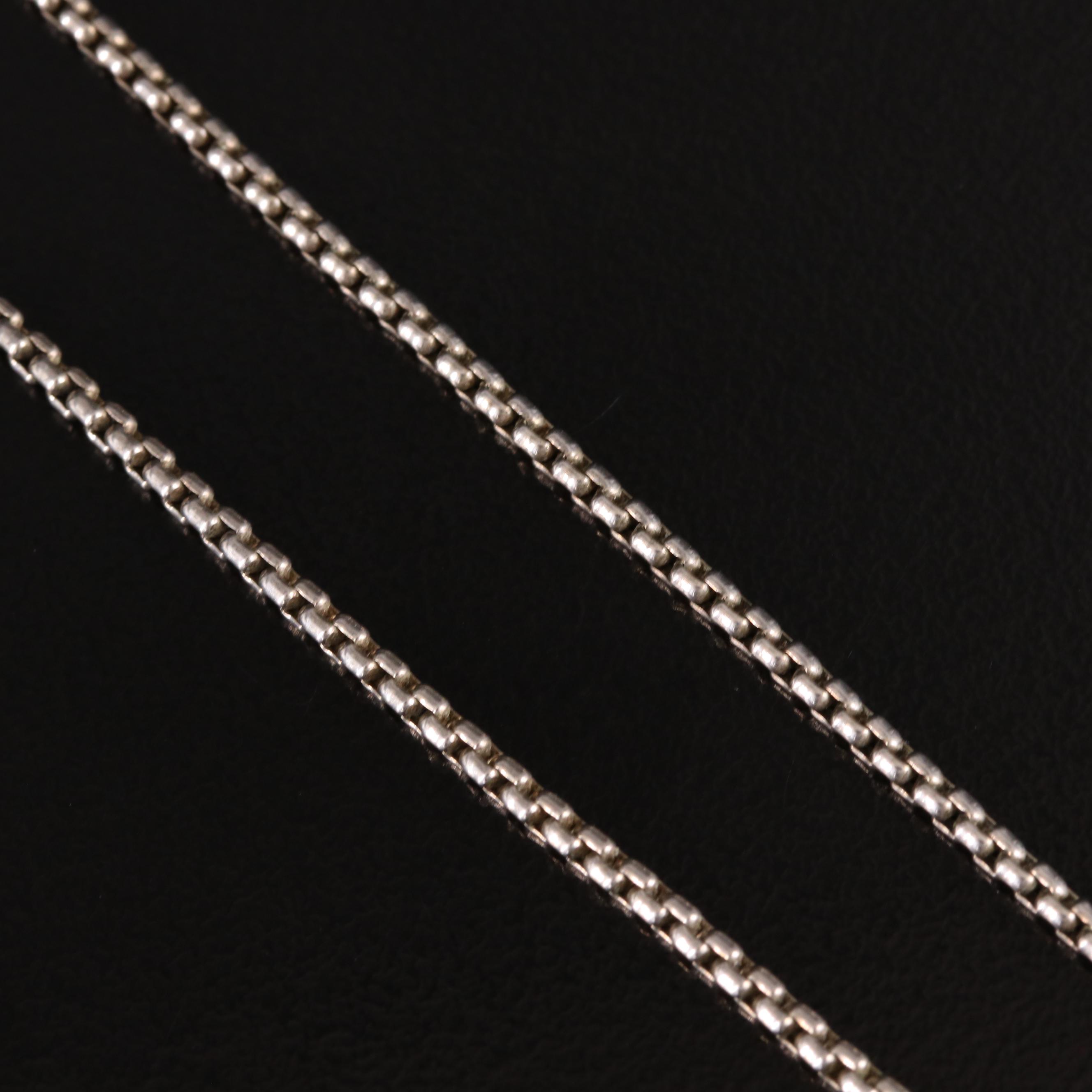 David Yurman Sterling Tourmaline and Diamond Necklace with 18K Accents