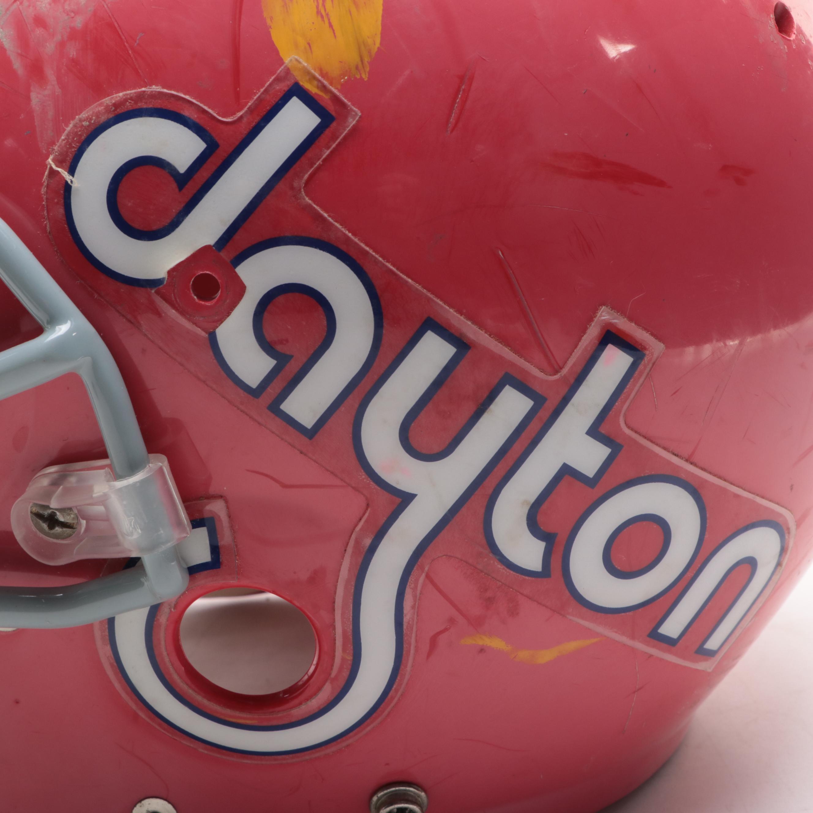 NCAA 1980s Dayton Flyers Game Used Football Helmet, Late 20th Century