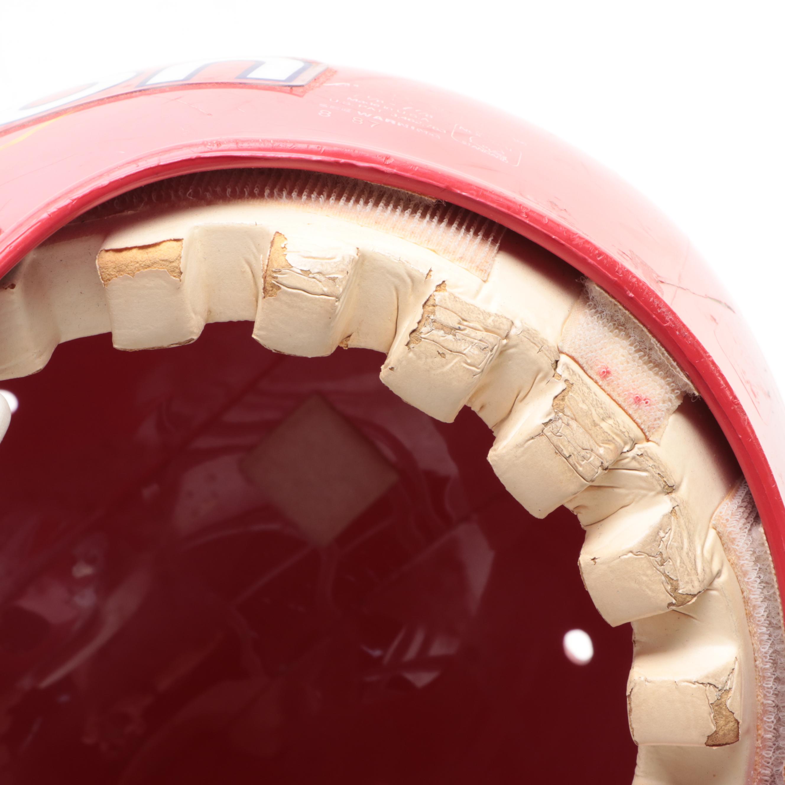 NCAA 1980s Dayton Flyers Game Used Football Helmet, Late 20th Century