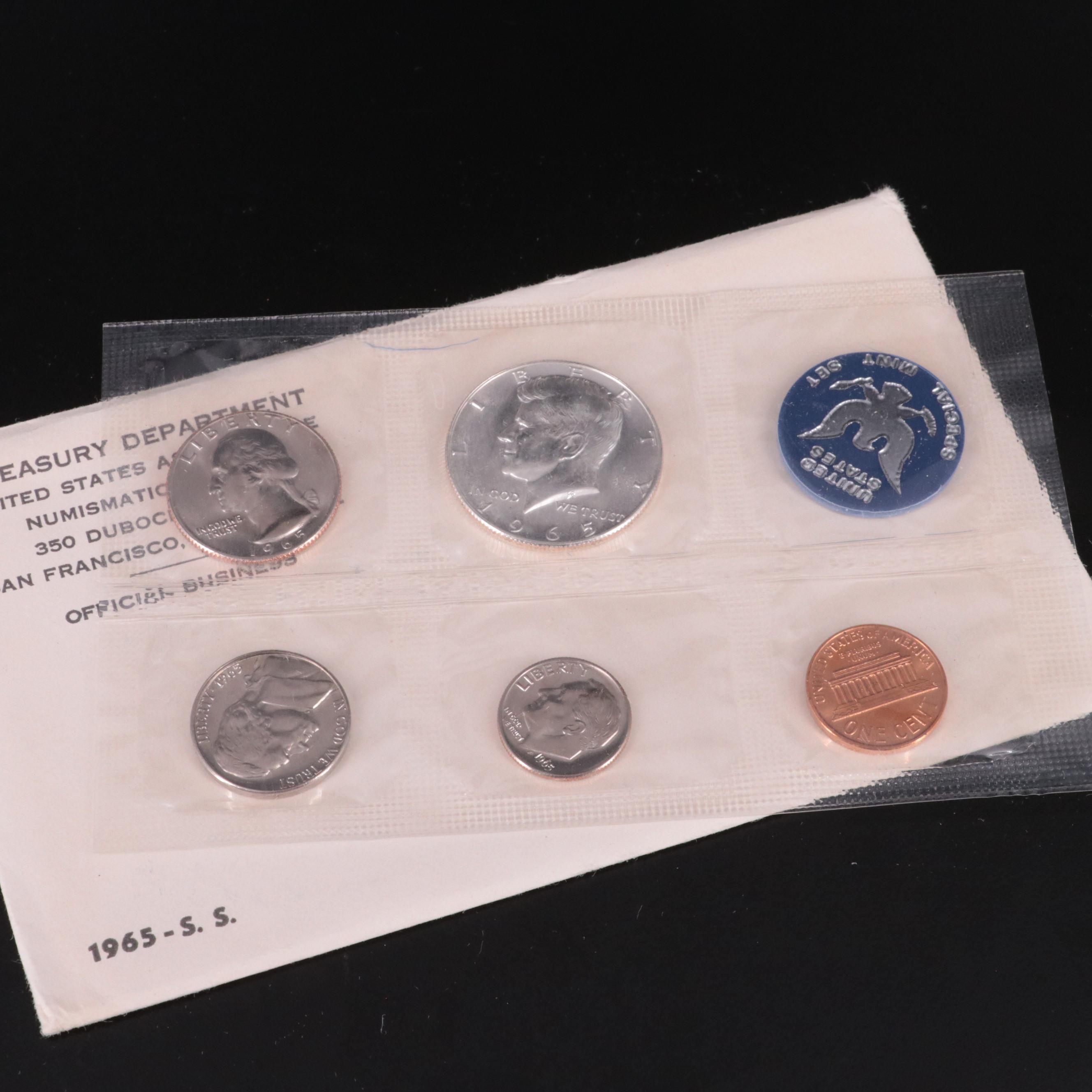 Nineteen Different U.S. Mint Uncirculated Sets, 1965 to 1985 Complete