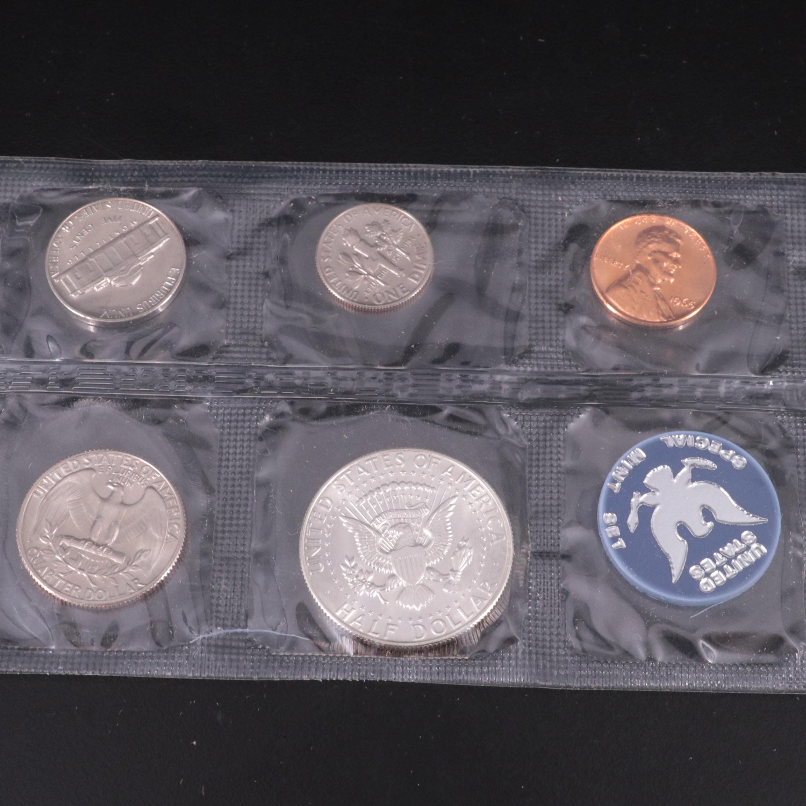 Nineteen Different U.S. Mint Uncirculated Sets, 1965 to 1985 Complete