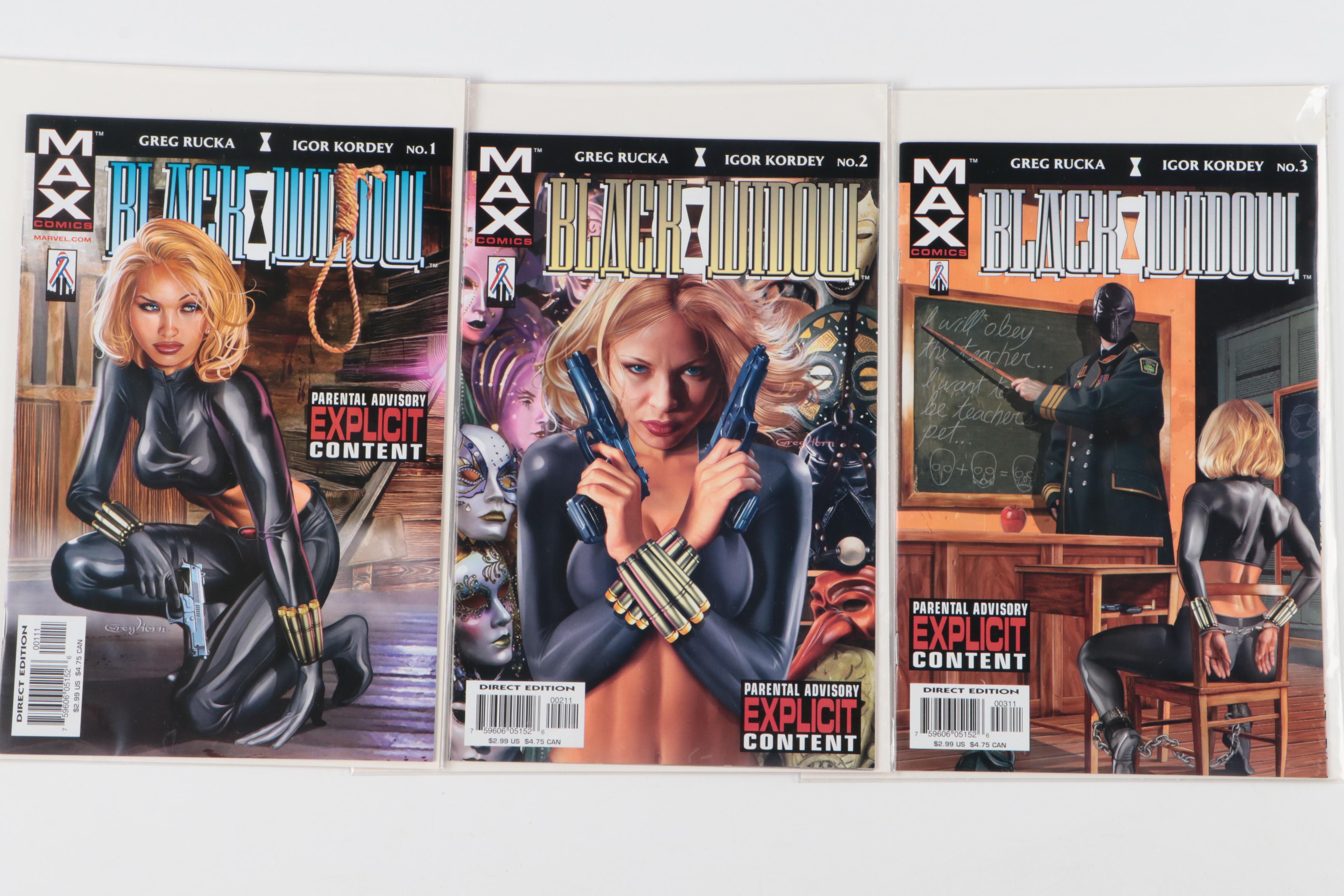 Modern Age Max Comics Featuring "Deadpool", "Alias", "Black Widow", and More