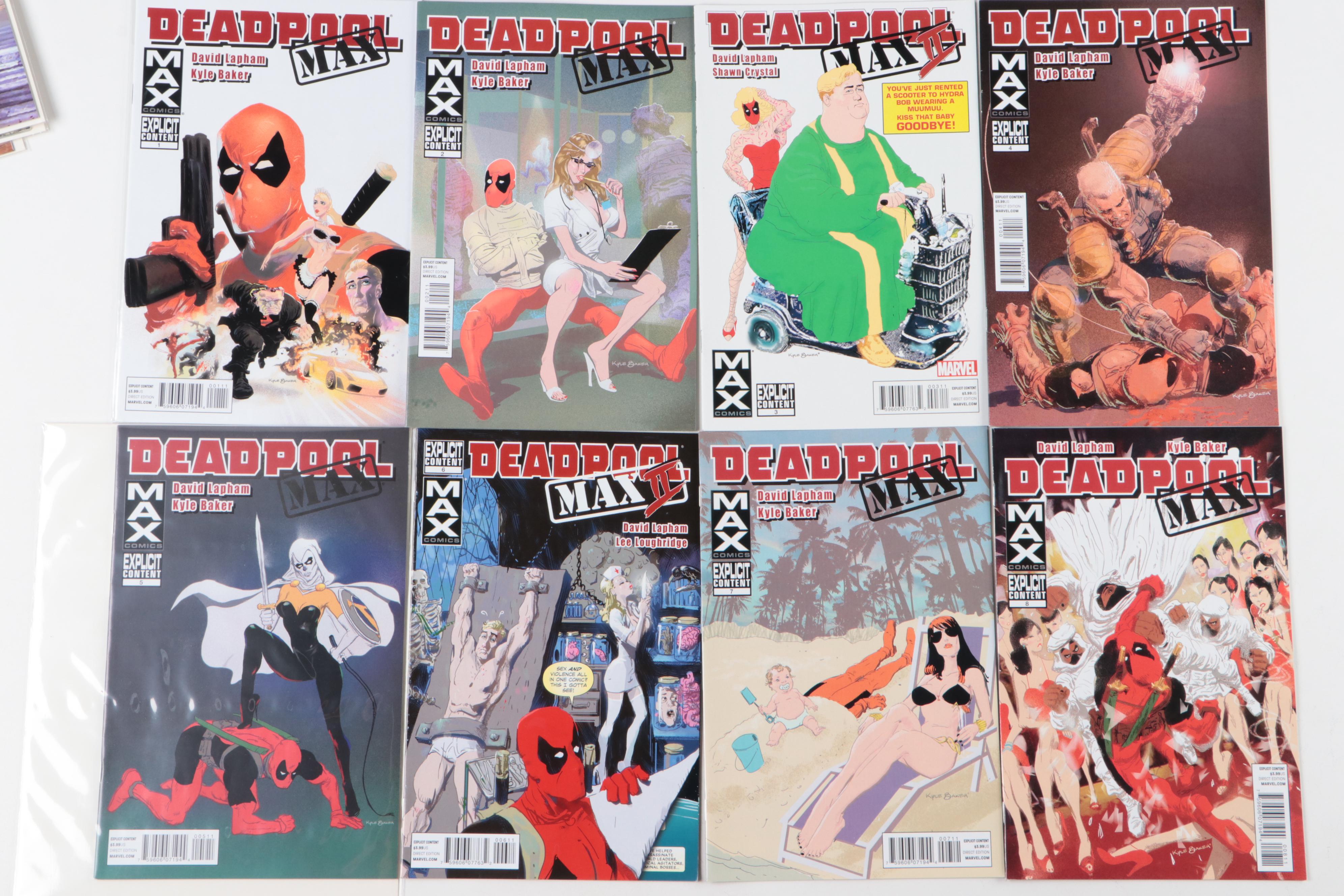 Modern Age Max Comics Featuring "Deadpool", "Alias", "Black Widow", and More