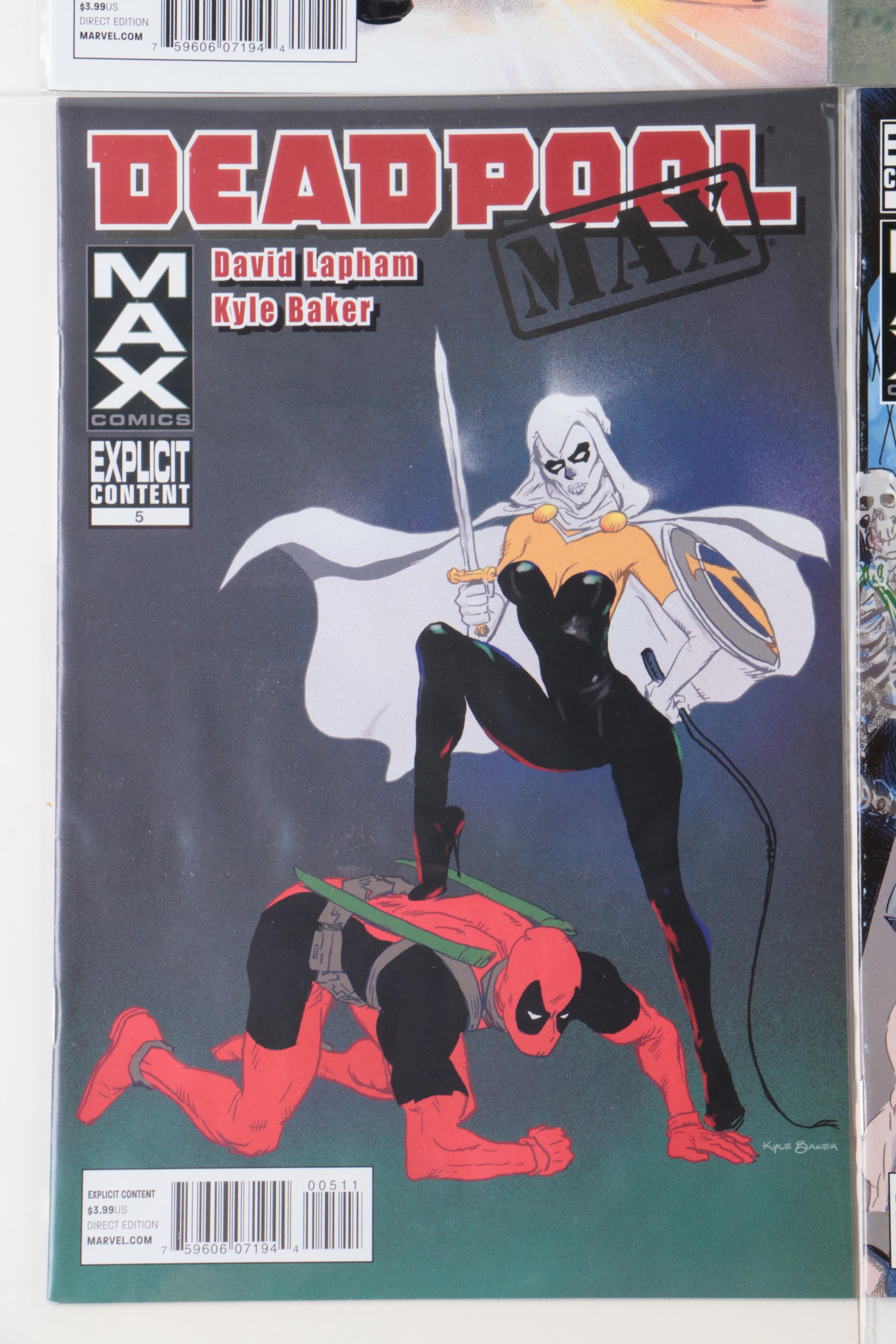 Modern Age Max Comics Featuring "Deadpool", "Alias", "Black Widow", and More
