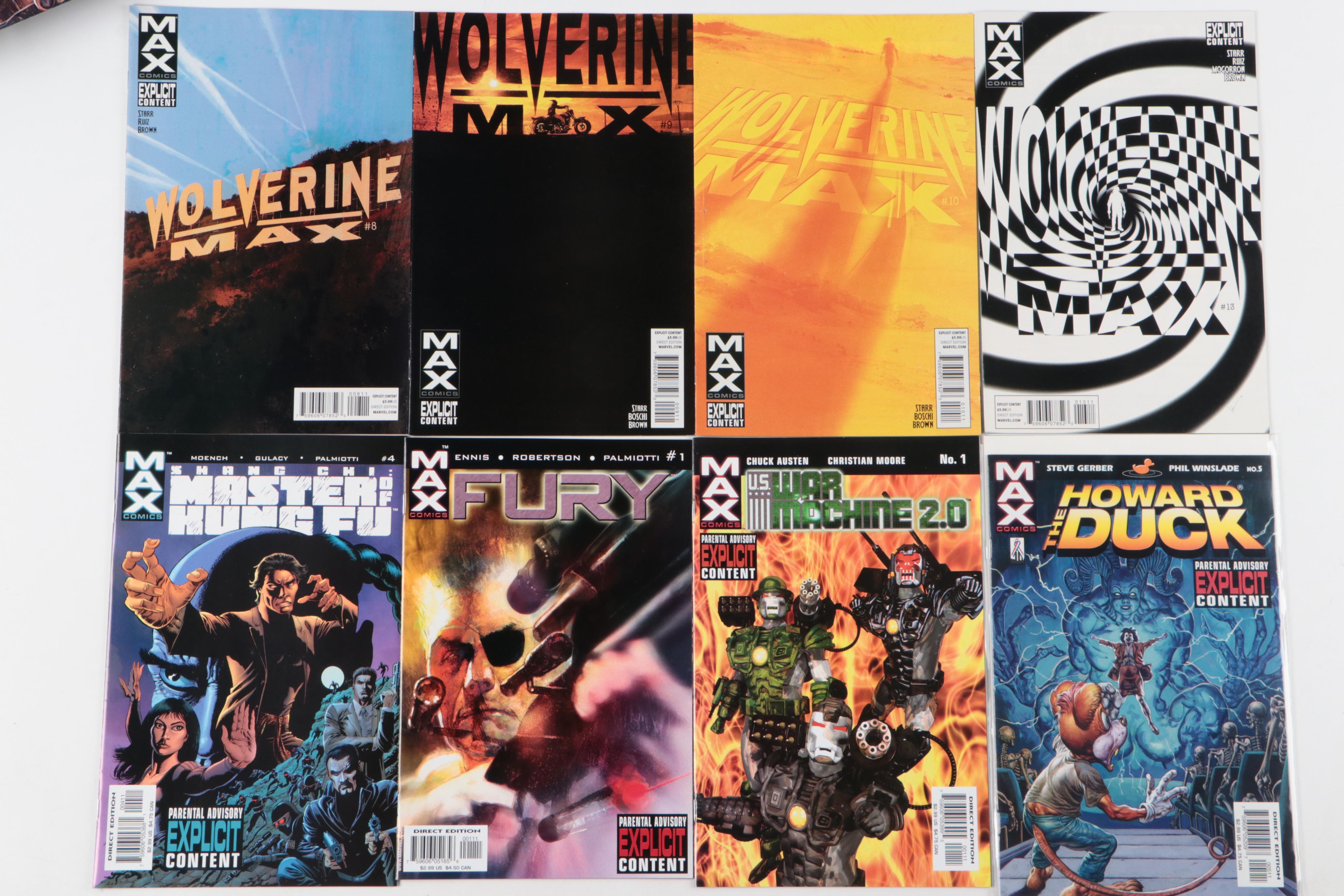 Modern Age Max Comics Featuring "Deadpool", "Alias", "Black Widow", and More