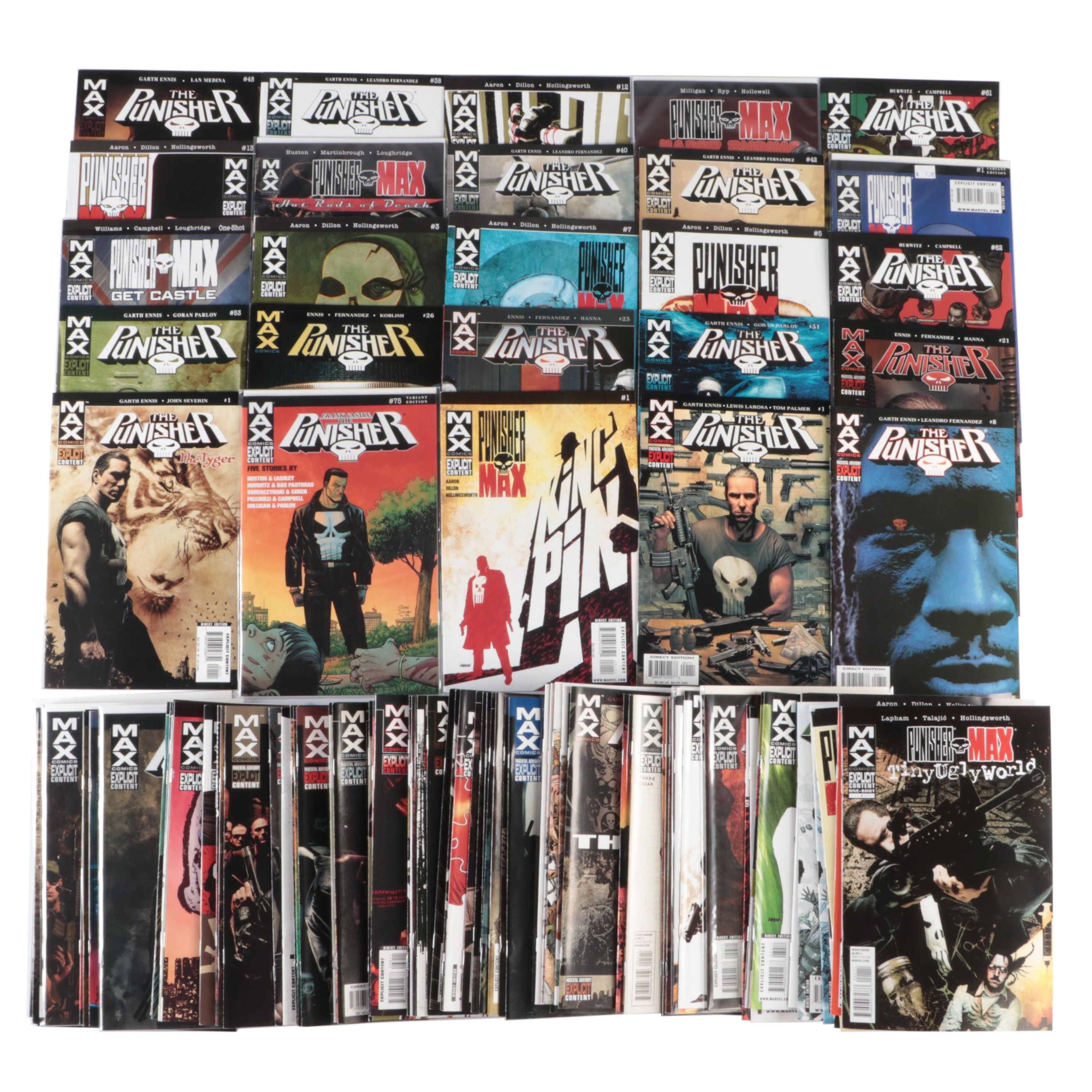 Modern Age Max Comics "The Punisher" Comic Books