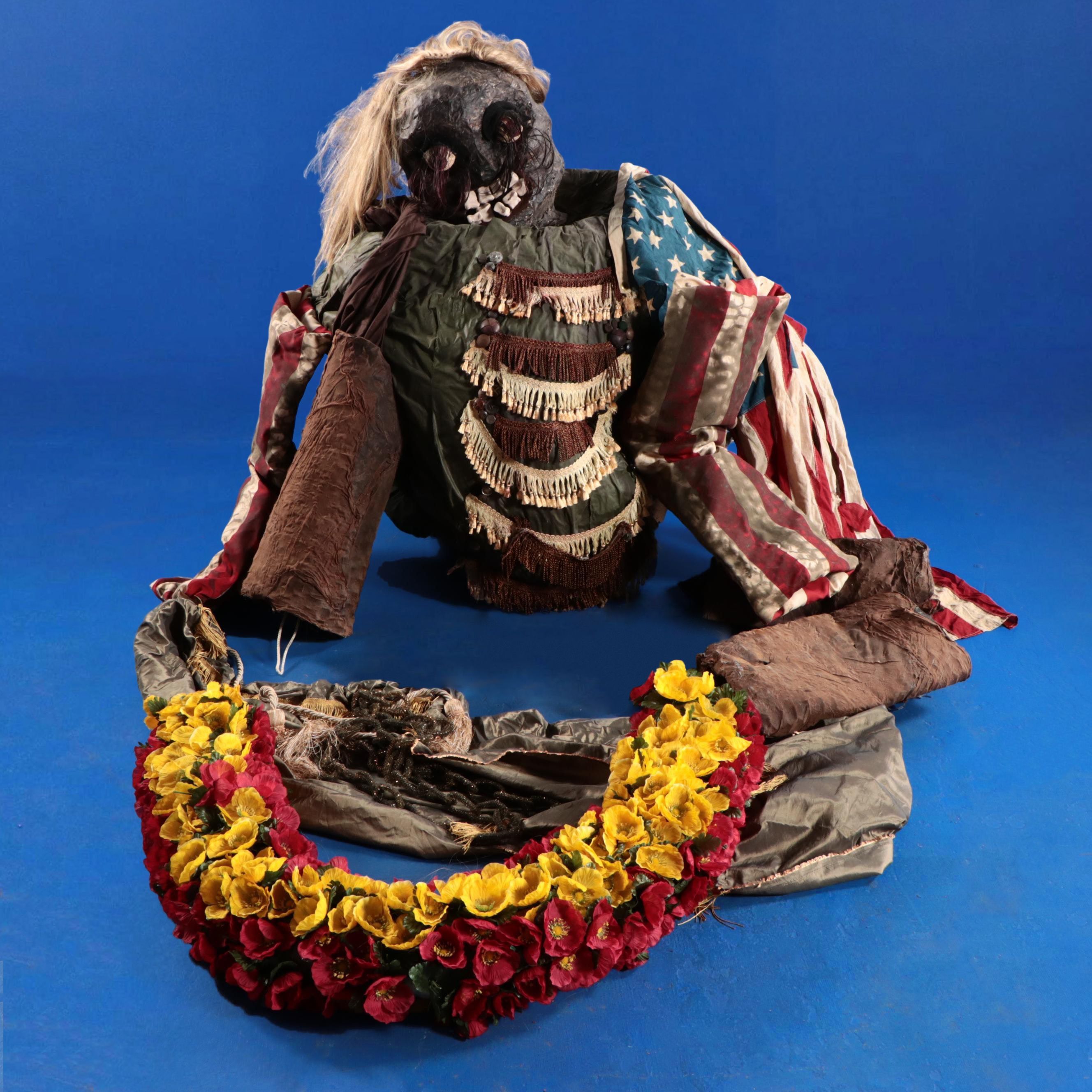 Zombie Figure and Floral Arch from Raconteurs Album Cover Shoot