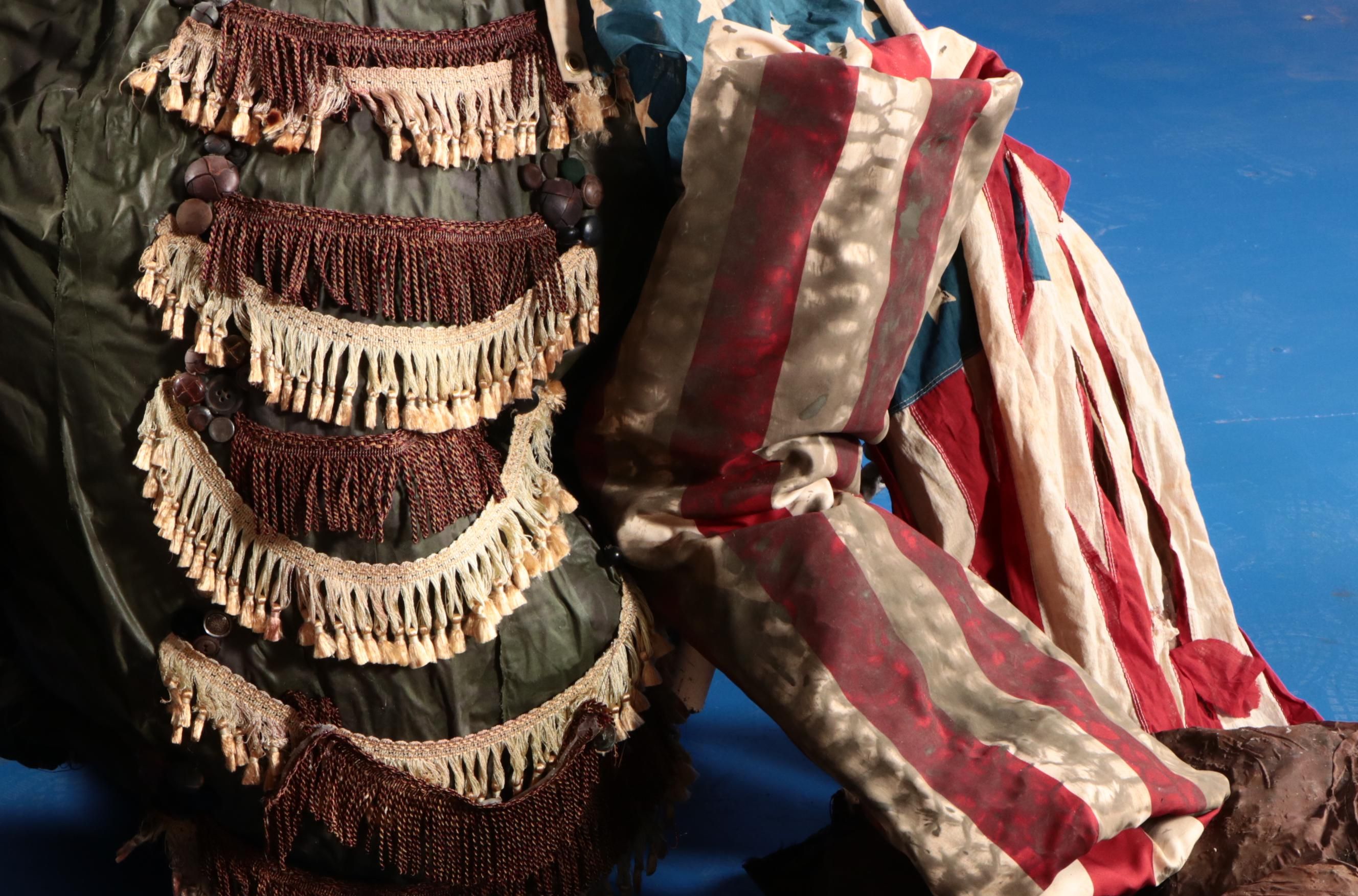 Zombie Figure and Floral Arch from Raconteurs Album Cover Shoot