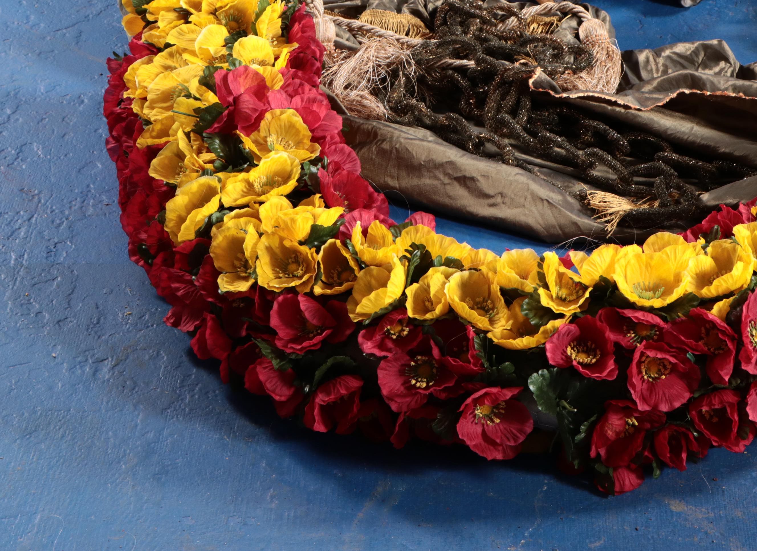 Zombie Figure and Floral Arch from Raconteurs Album Cover Shoot