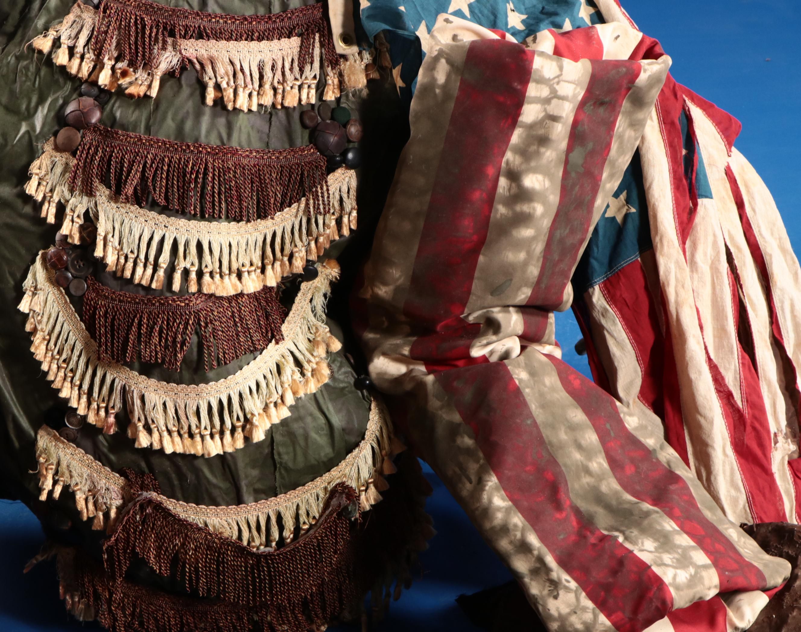 Zombie Figure and Floral Arch from Raconteurs Album Cover Shoot