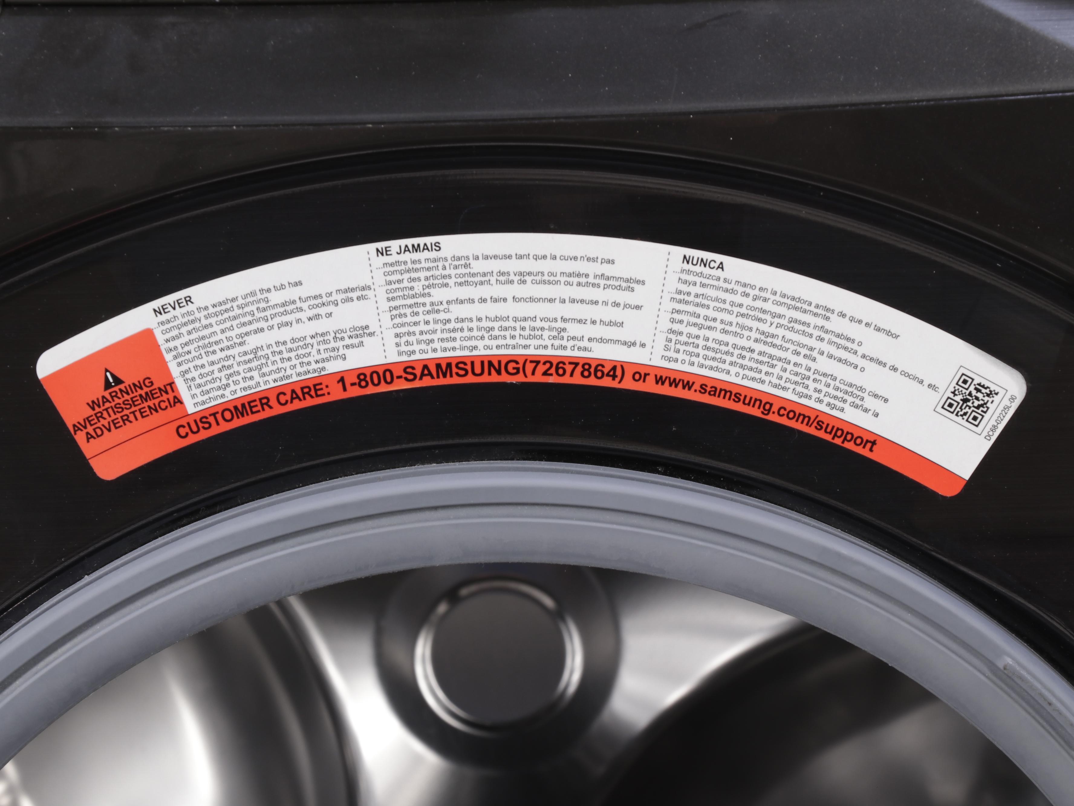 Samsung 5.0 Cu. Ft. Smart Front Load Washer, Pedestal and GE 7.8 Cu. Ft. Dryer