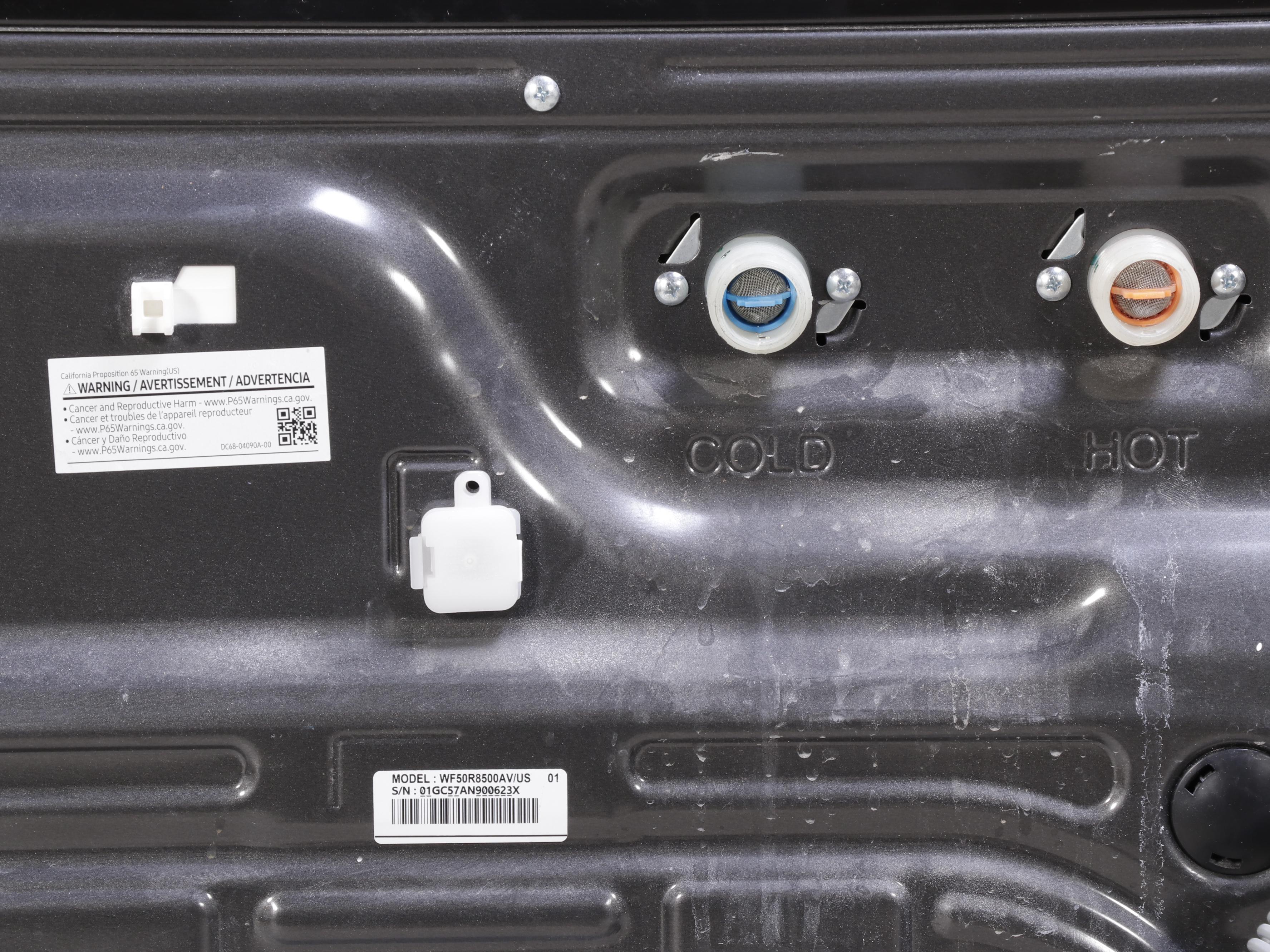 Samsung 5.0 Cu. Ft. Smart Front Load Washer, Pedestal and GE 7.8 Cu. Ft. Dryer