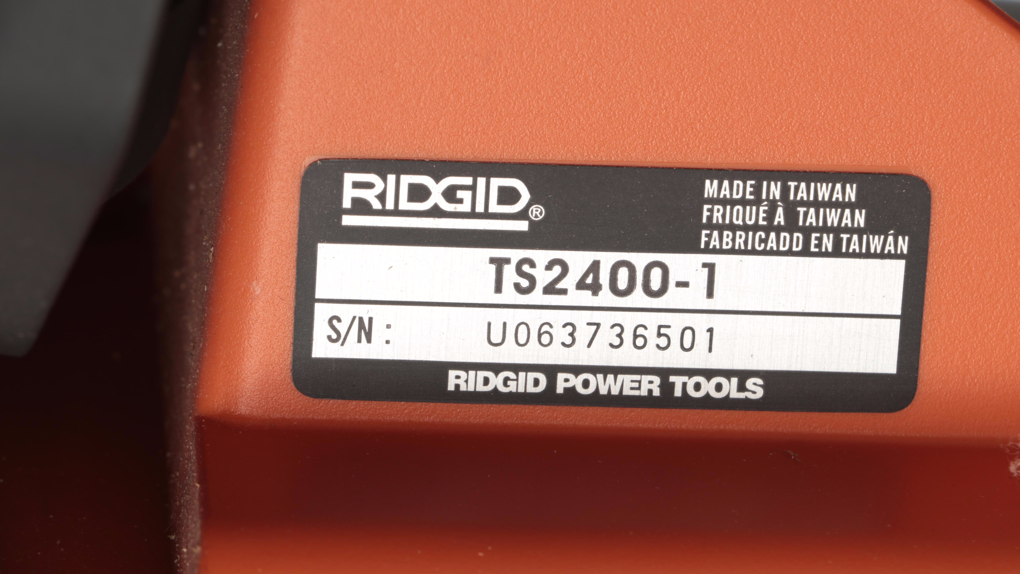RIDGID 10" Pro Jobsite Portable Table Saw with Stand