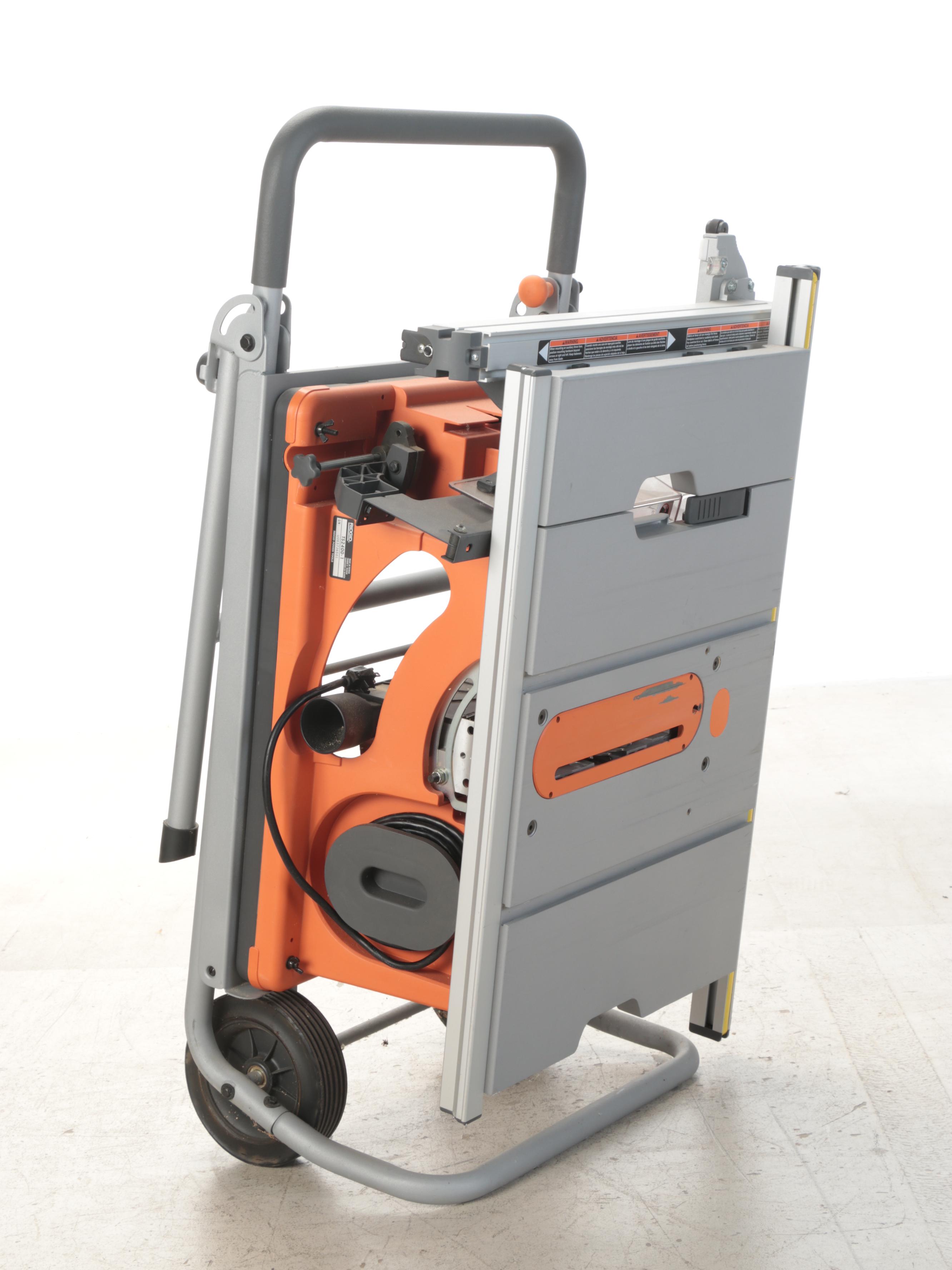 RIDGID 10" Pro Jobsite Portable Table Saw with Stand