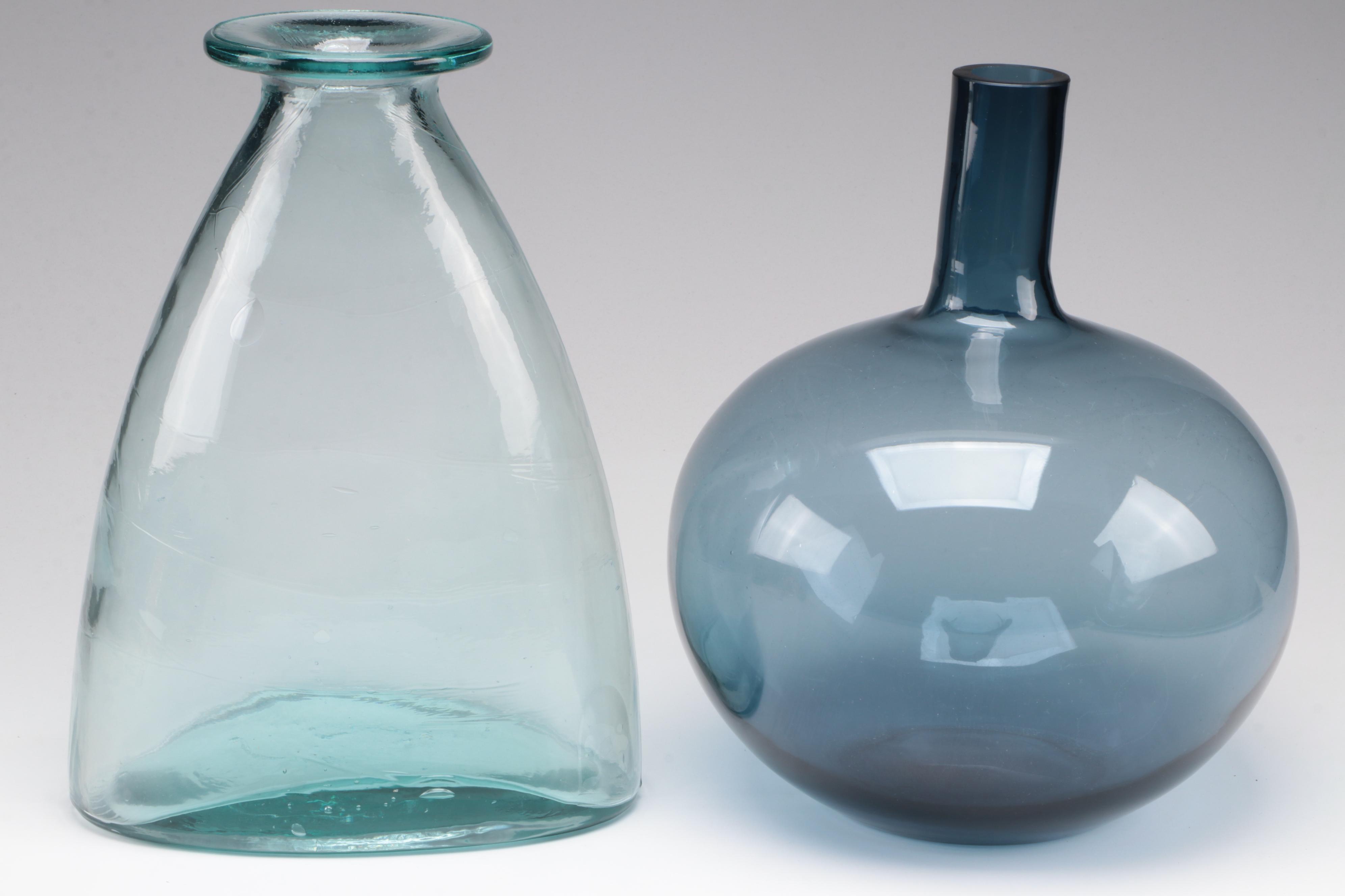 Pier 1 Imports Ceramic Centerpiece Bowl with Glass Vases and More