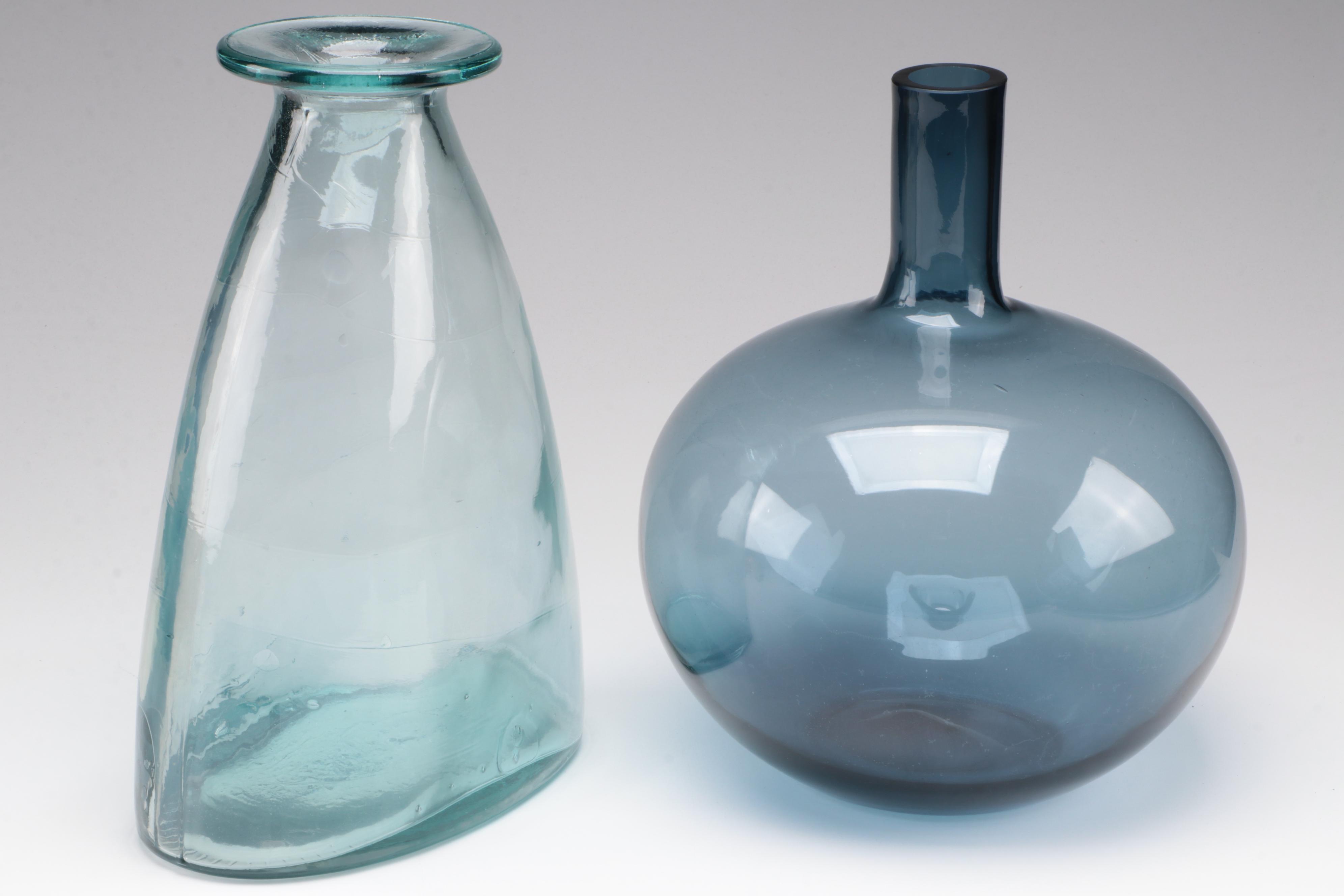 Pier 1 Imports Ceramic Centerpiece Bowl with Glass Vases and More