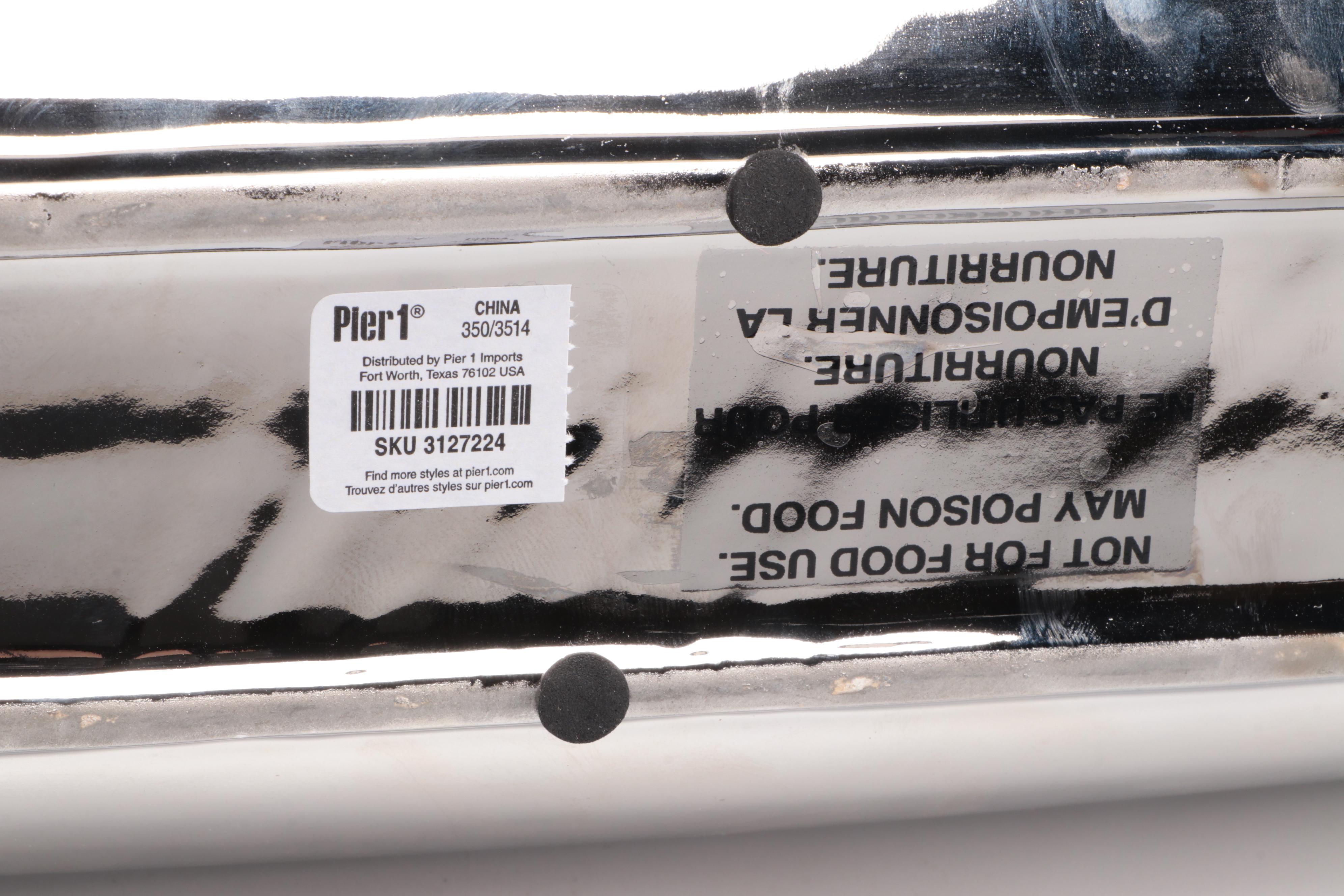 Pier 1 Imports Ceramic Centerpiece Bowl with Glass Vases and More