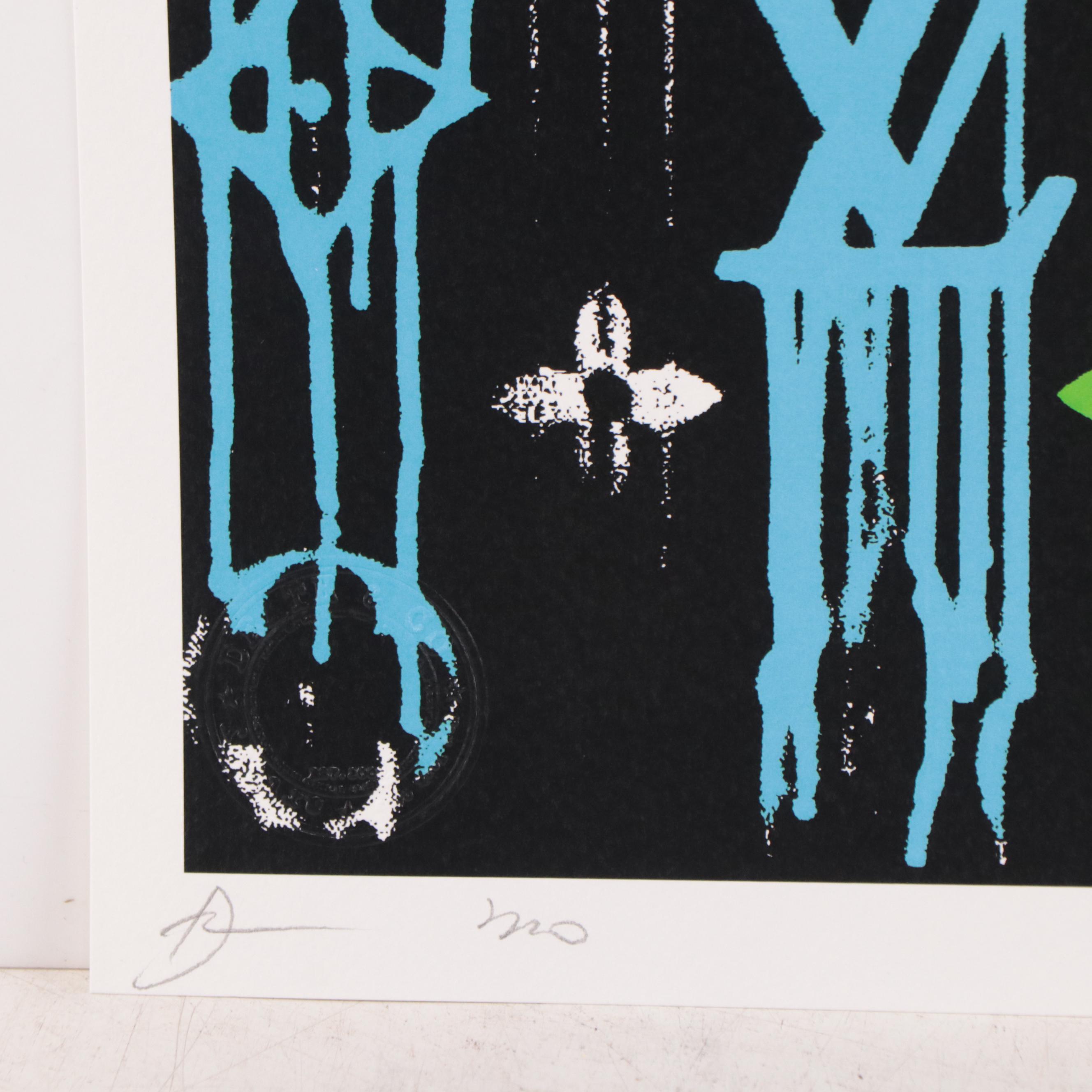 Death NYC Pop Art Digital Print Featuring Louis Vuitton x Peanuts, 2020