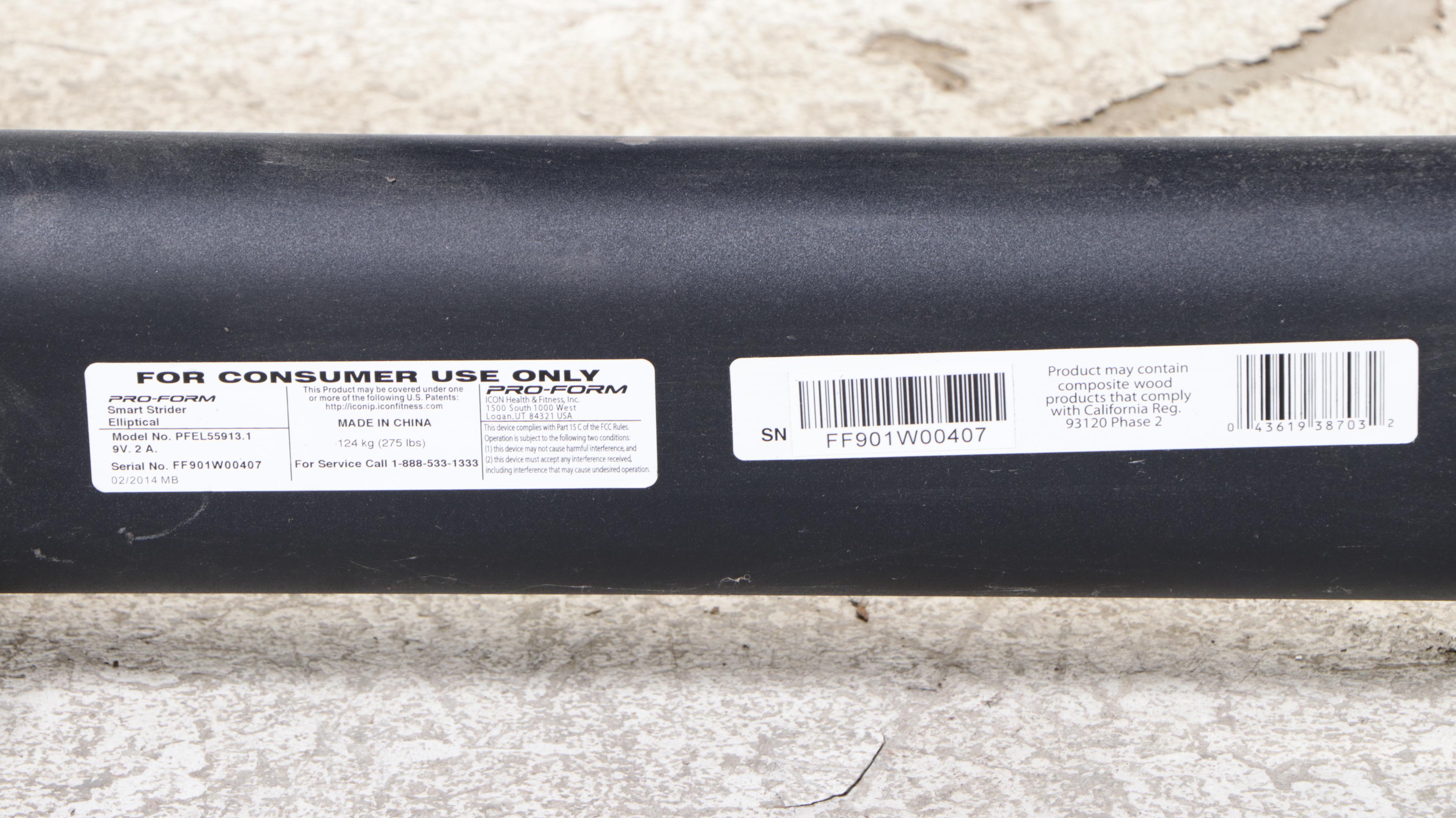 Pro-Form Smart Strider EZ Storage Elliptical Trainer