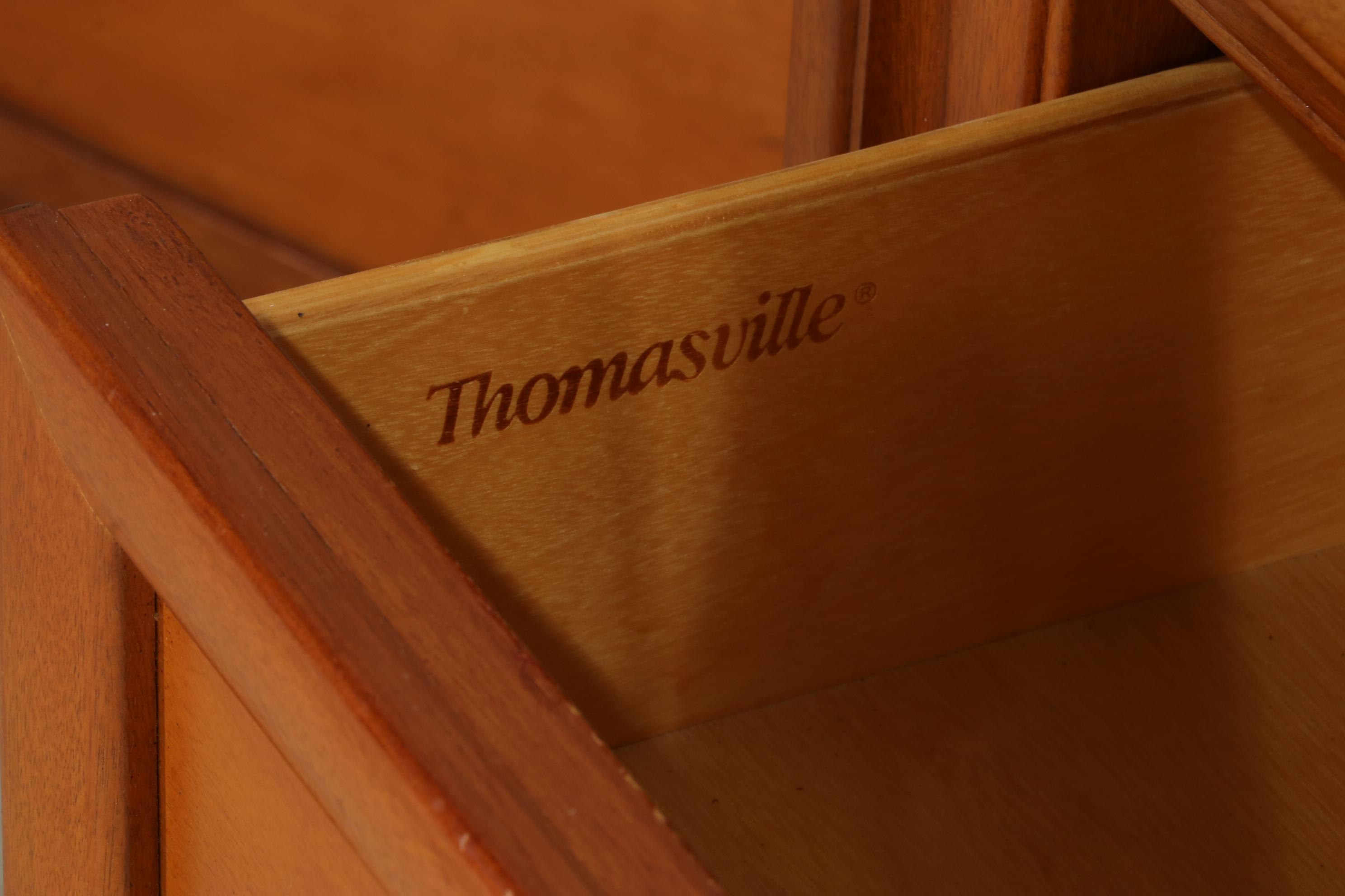 Thomasville Furniture Hardwood Bedroom Suite