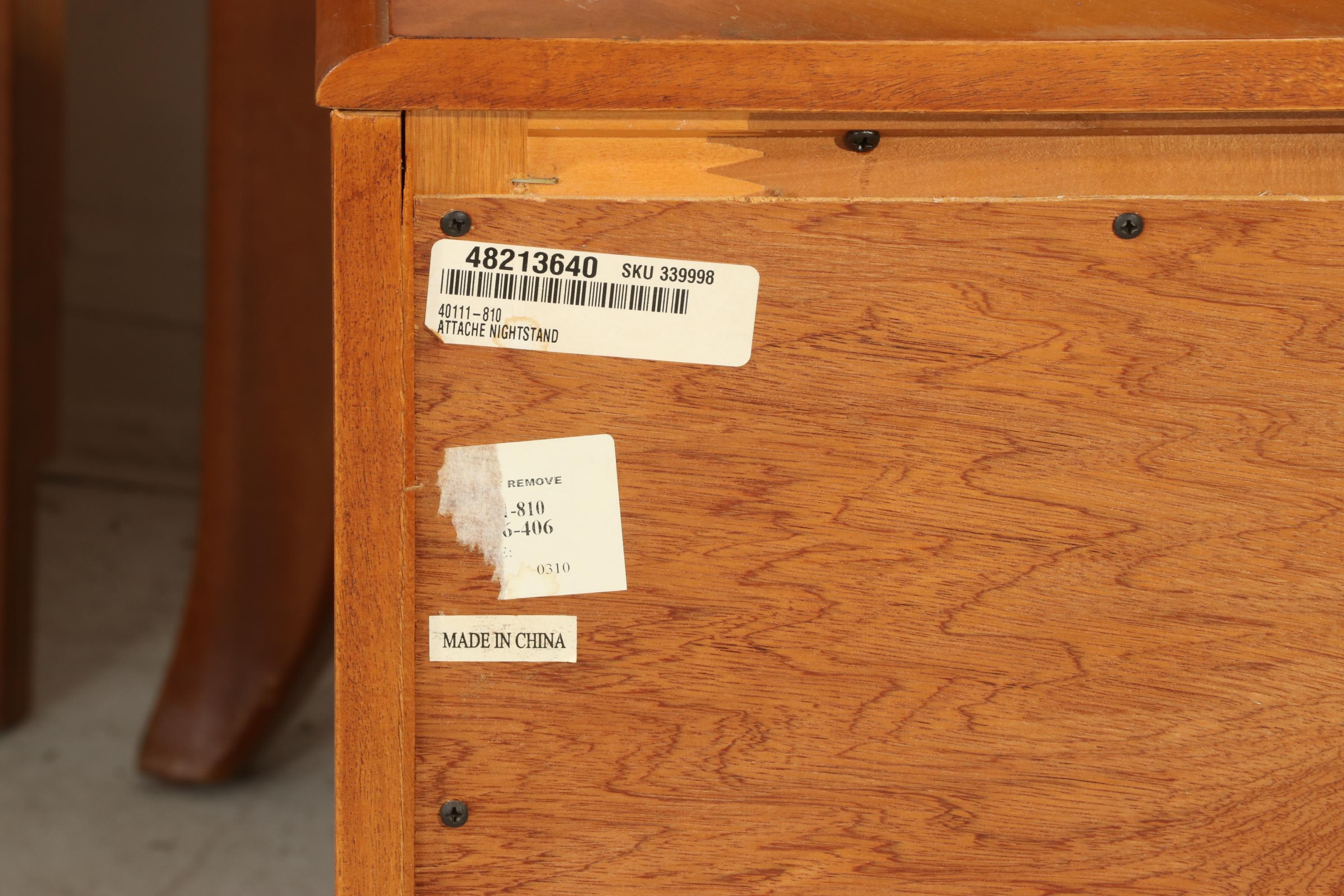 Thomasville Furniture Hardwood Bedroom Suite