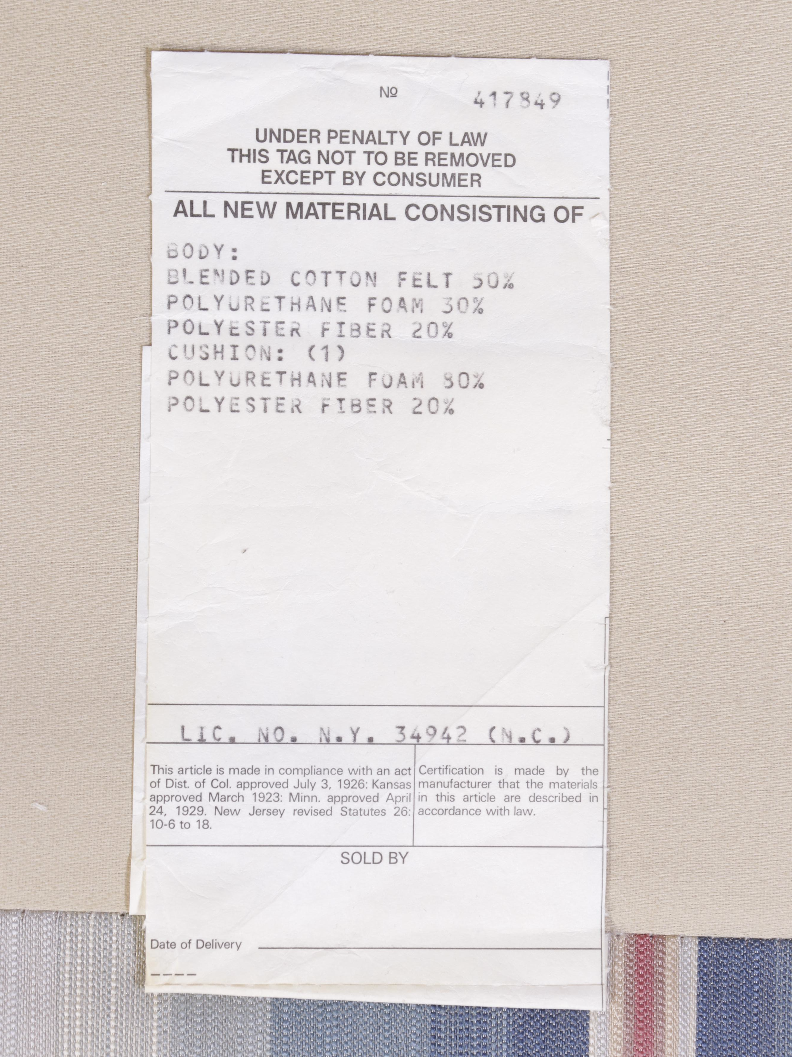 Clayton Marcus Stripe Upholstered Queen Anne Style Wingback Chair