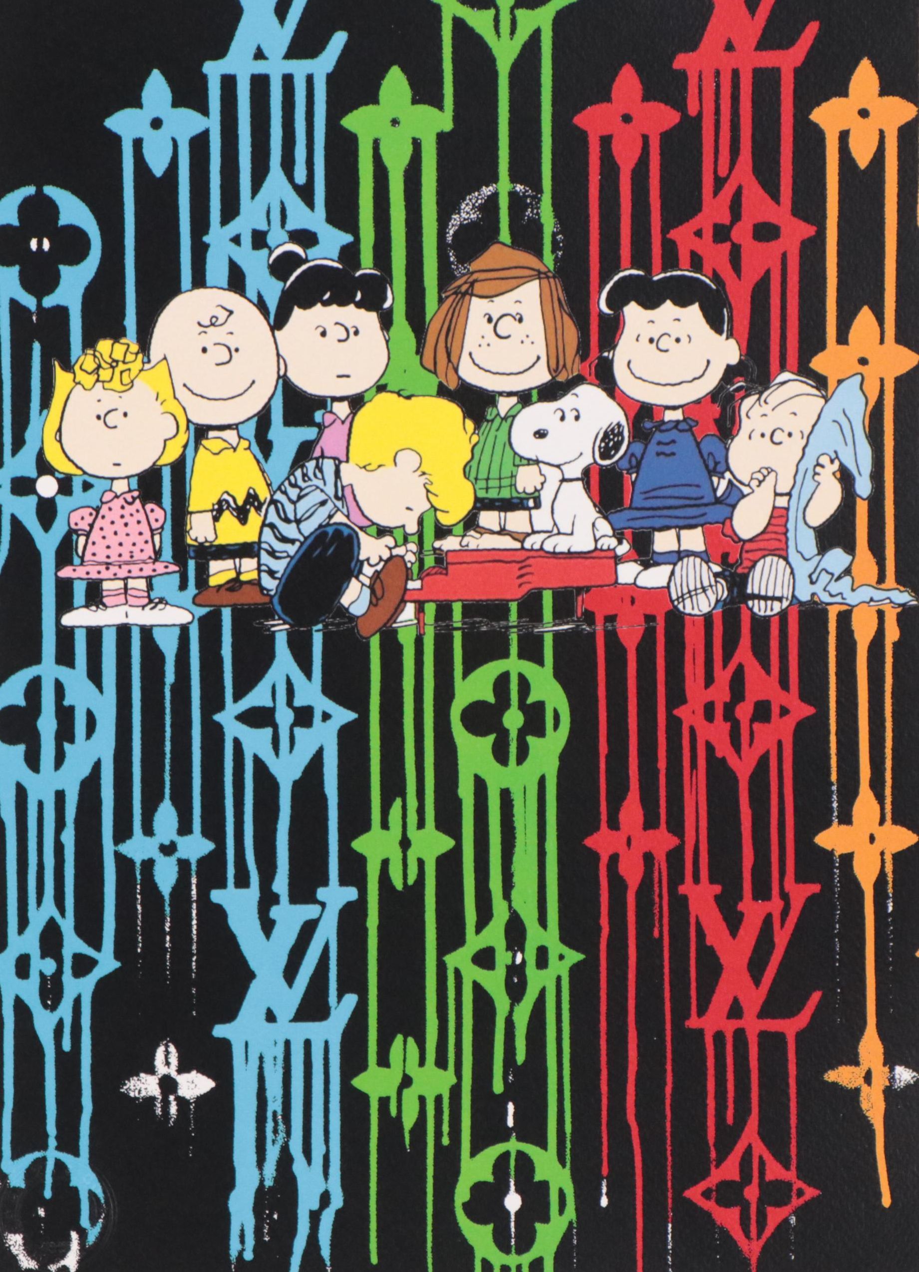 Death NYC Pop Art Digital Print Featuring Louis Vuitton x Peanuts, 2020