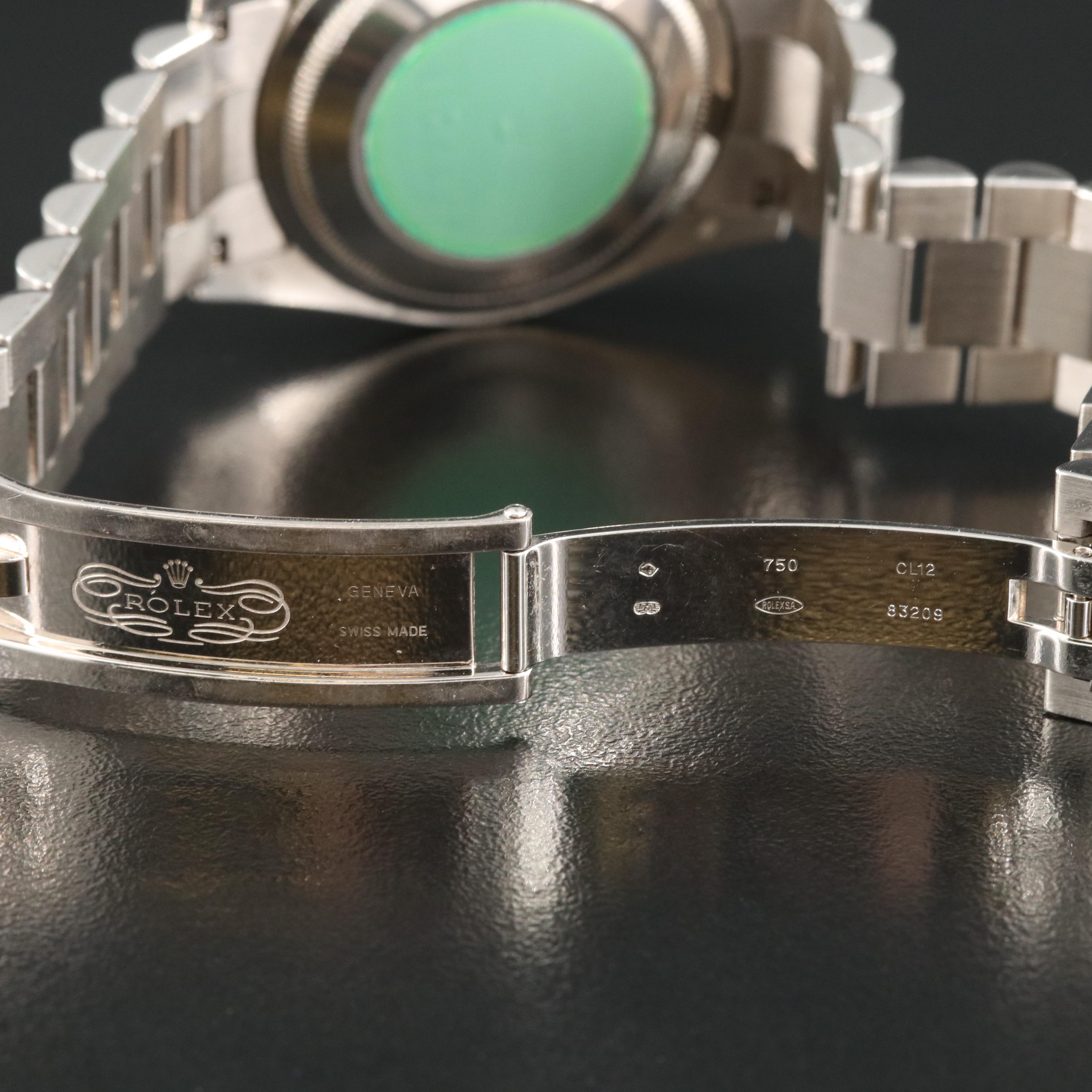 2000 Rolex President 18K Day-Date Factory Diamond Dial Watch