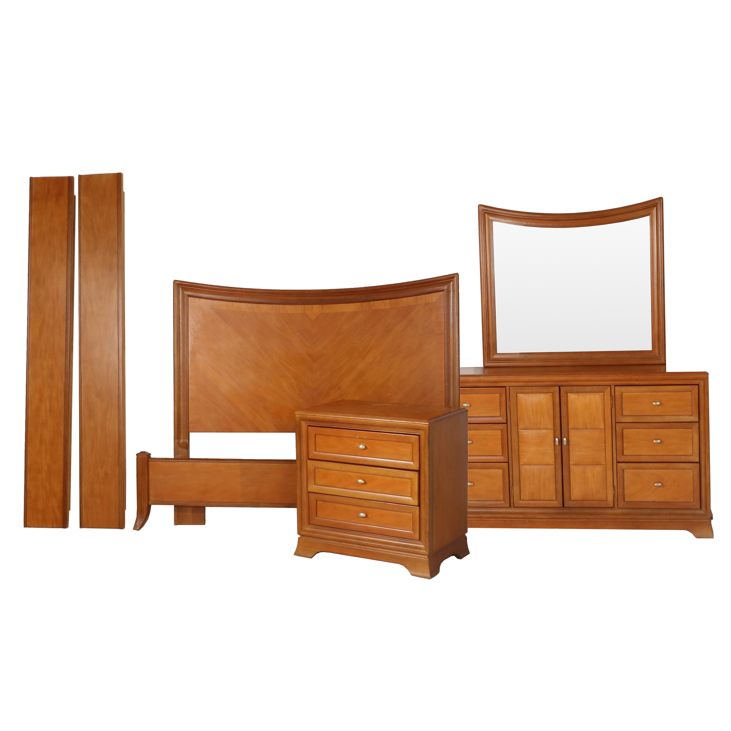 Thomasville Furniture Hardwood Bedroom Suite