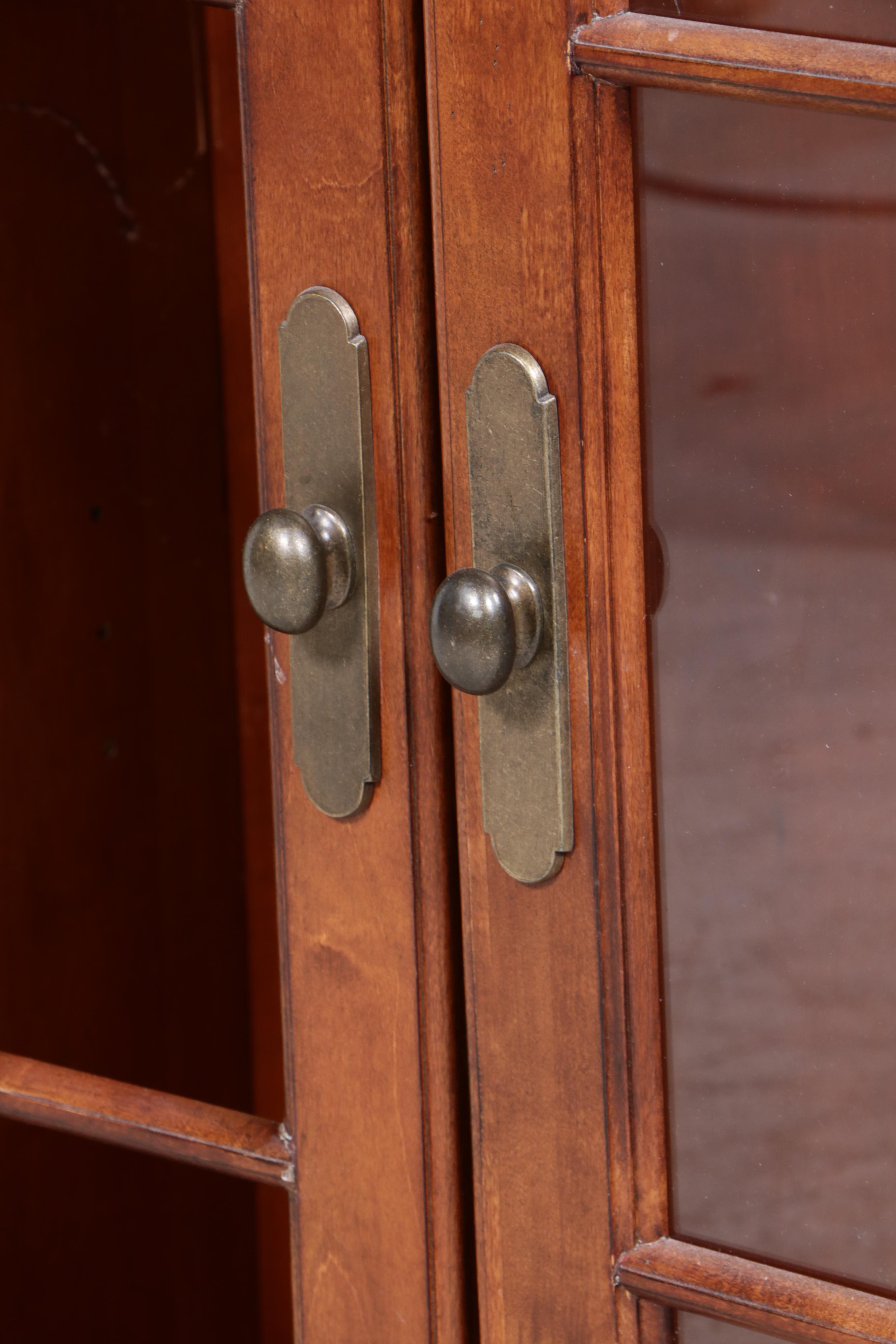 Orvis by Vaughan Furniture Hardwood and Glass Gun Cabinet