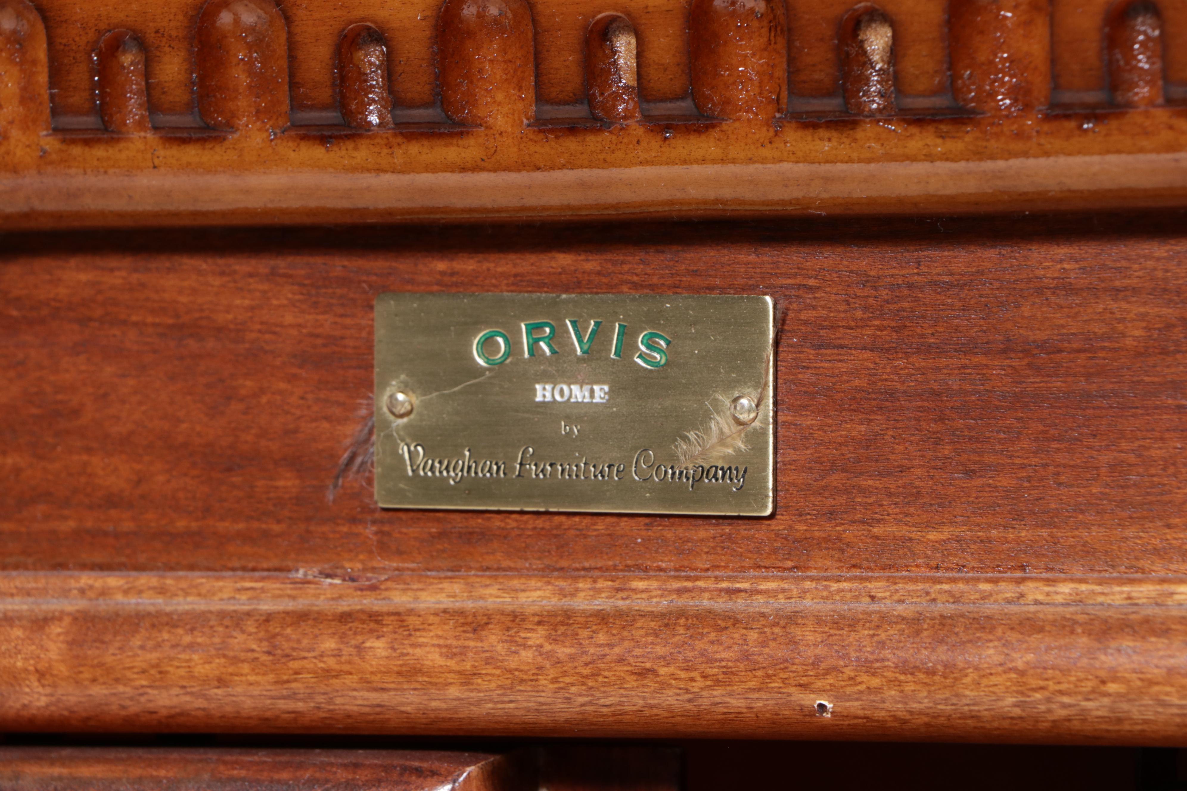 Orvis by Vaughan Furniture Hardwood and Glass Gun Cabinet