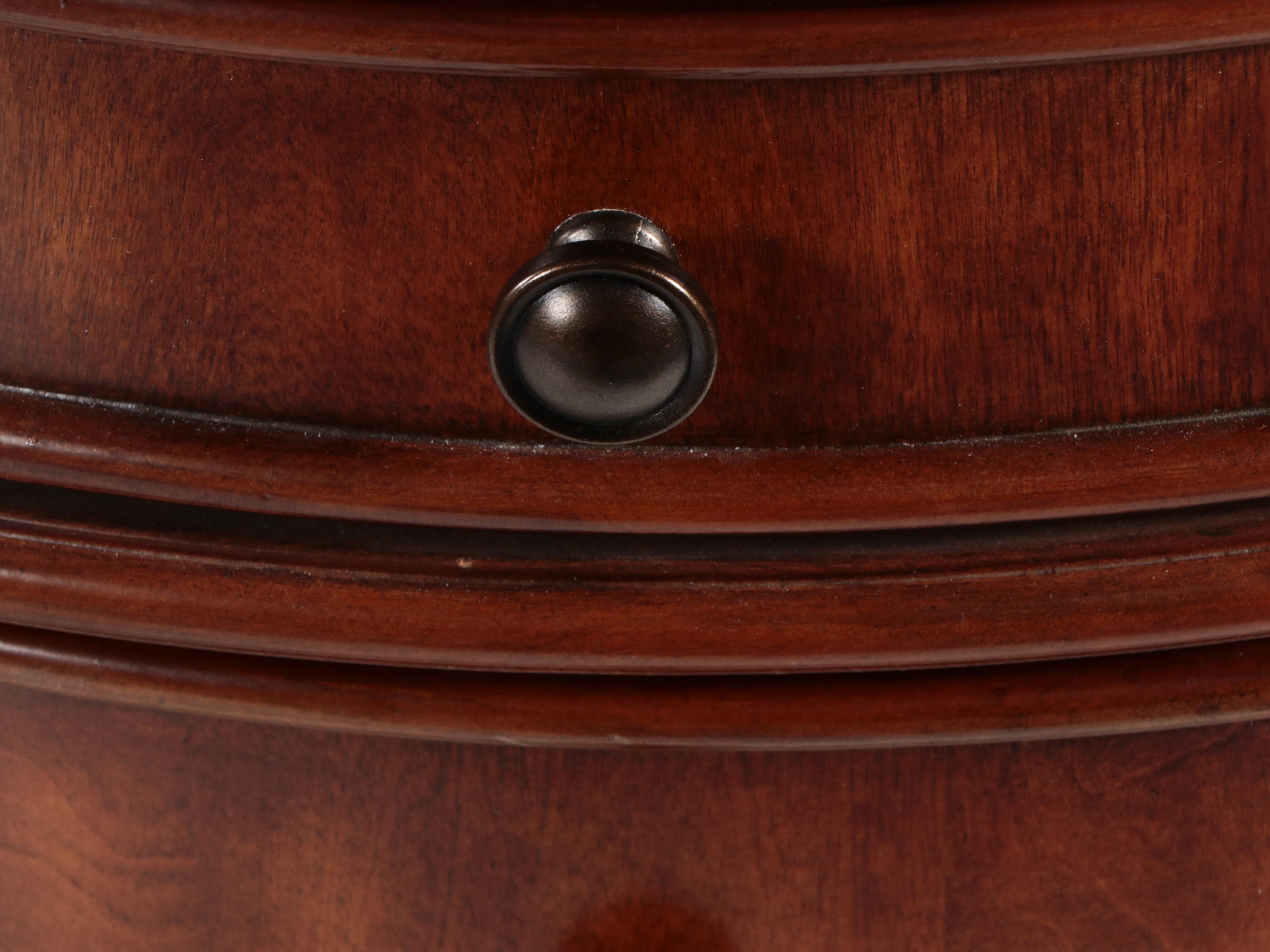 Home Meridian "Preston" Regency Style Mahogany Pedestal Desk