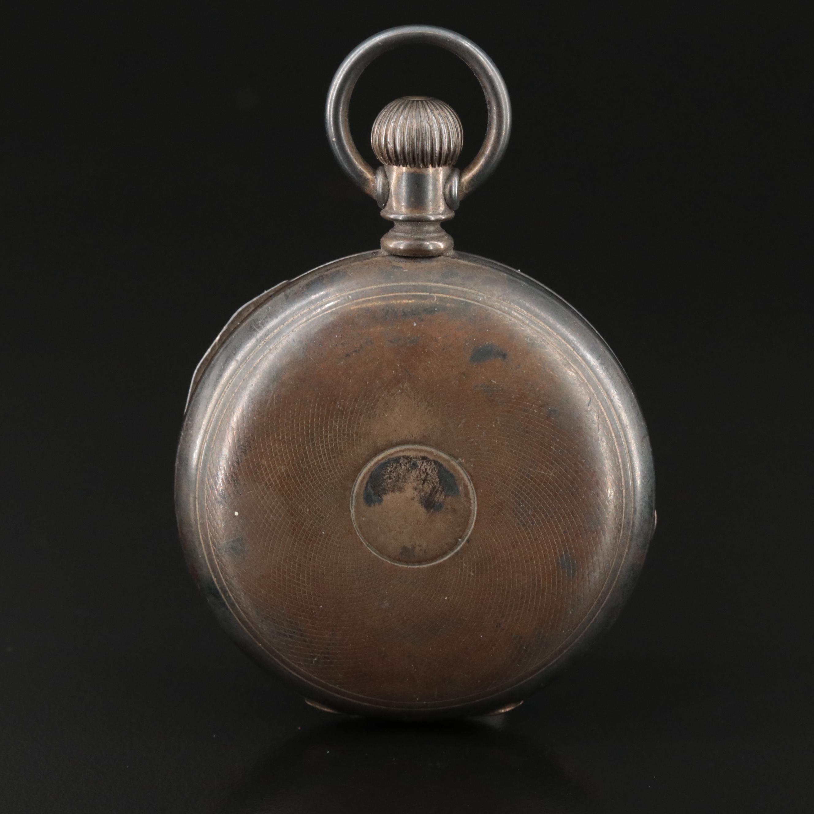 1885 Elgin Coin Silver Pocket Watch