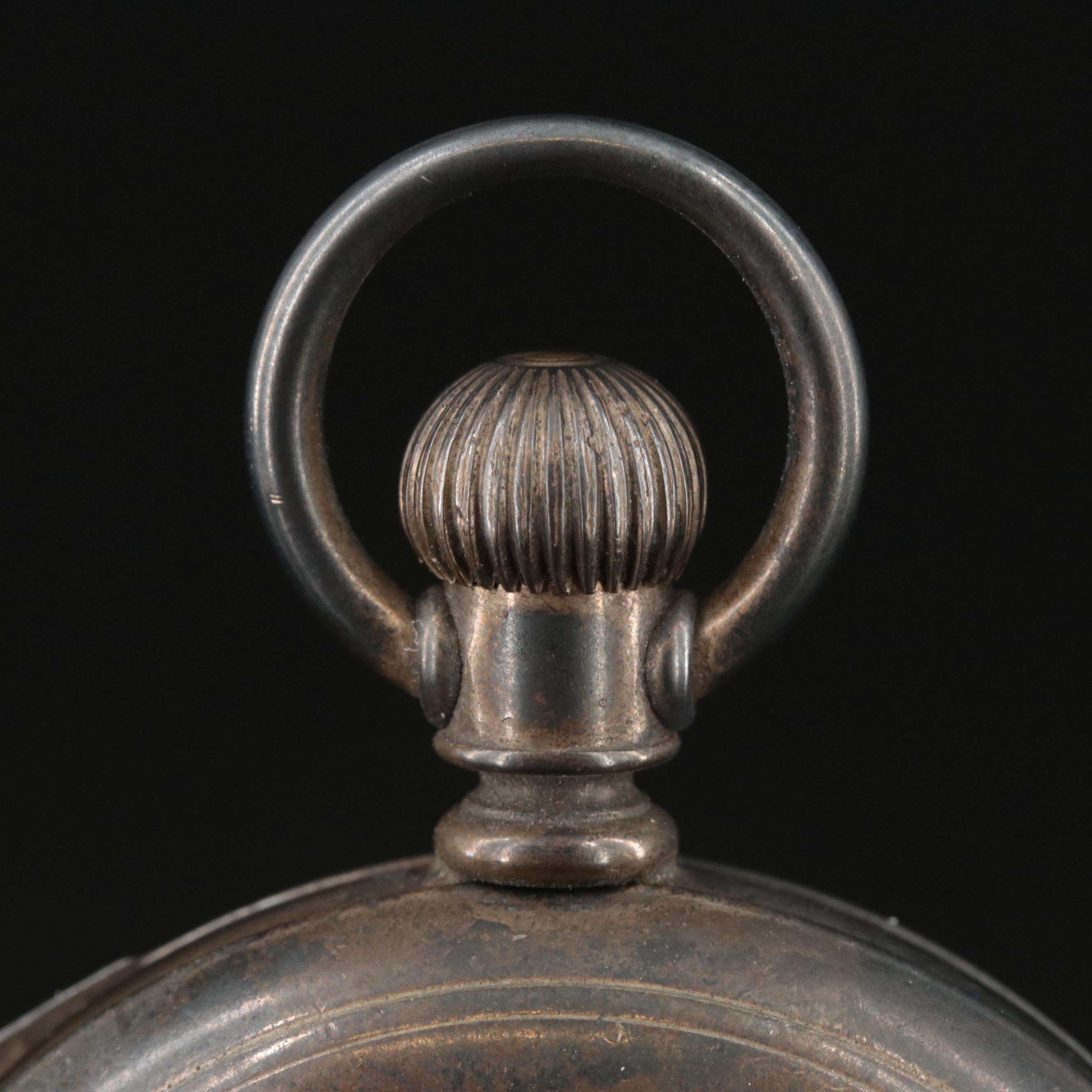 1885 Elgin Coin Silver Pocket Watch