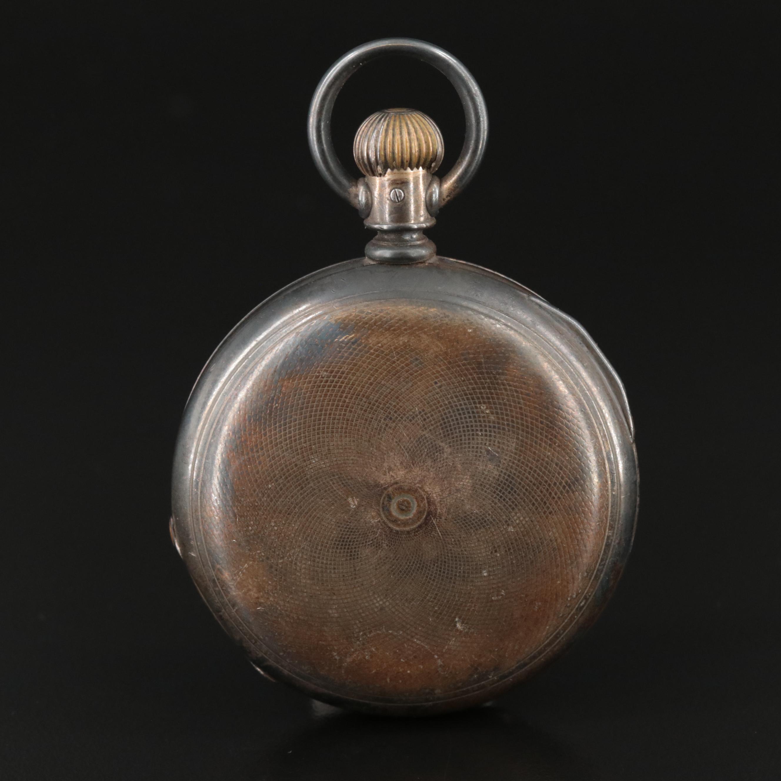 1885 Elgin Coin Silver Pocket Watch